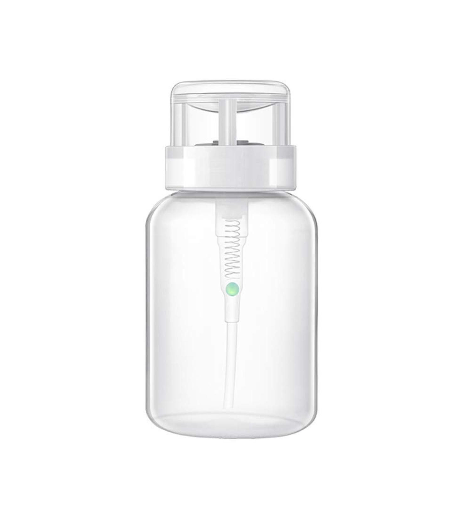 200ml Nail Polish Remover Pump Dispensers Empty Plastic Bottle Container Clear Bottle Dispenser For Nail Art Acrylic Liquid Polish Alcohol - Buy Online on GoSupps.com