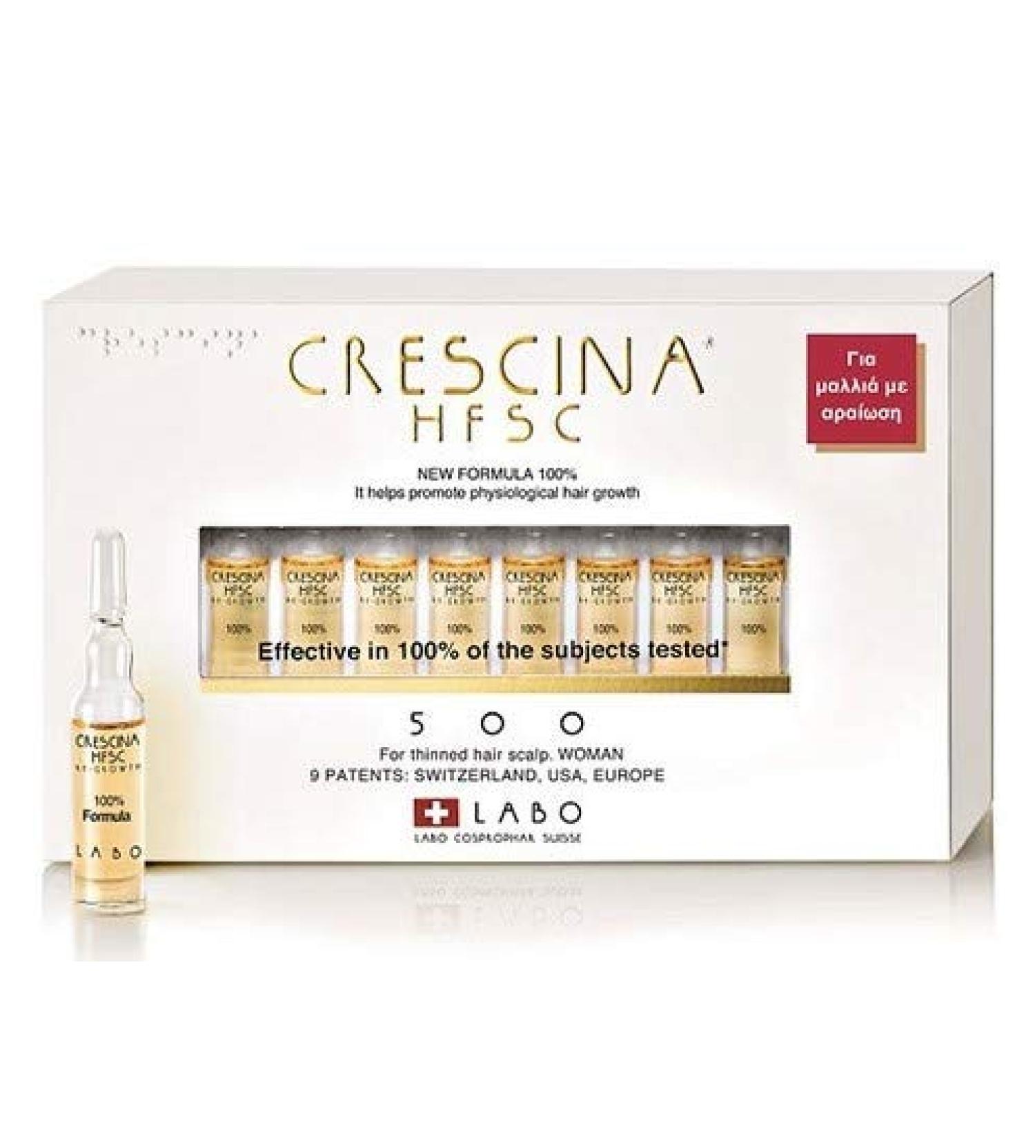 Crescina HFSC Hair Growth Treatment for the Scalp of Women with Thinning Hair 20 Ampoules