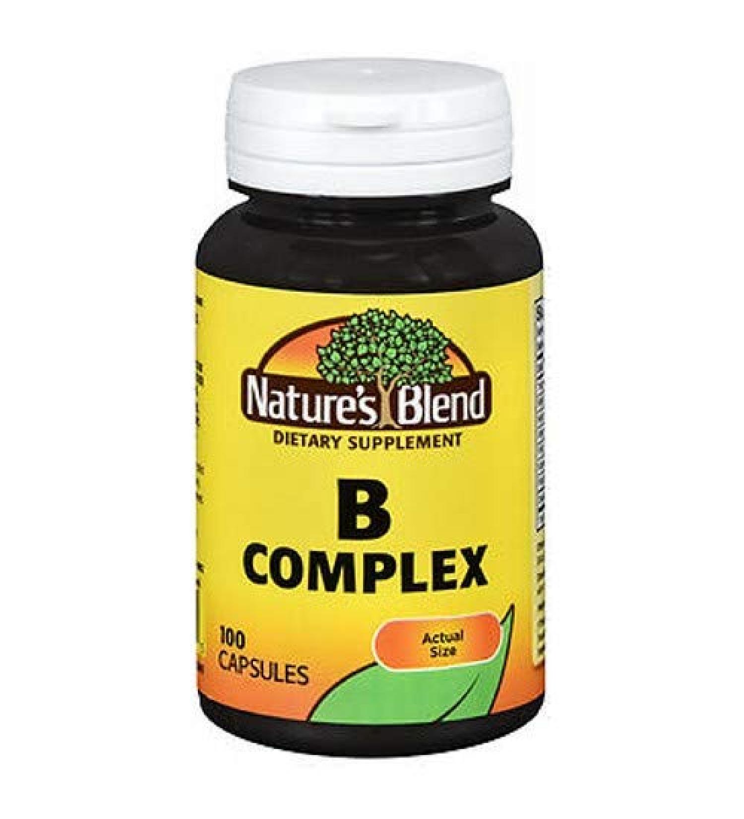 Nature's Blend B Complex Capsules - 100 ct Pack of 3