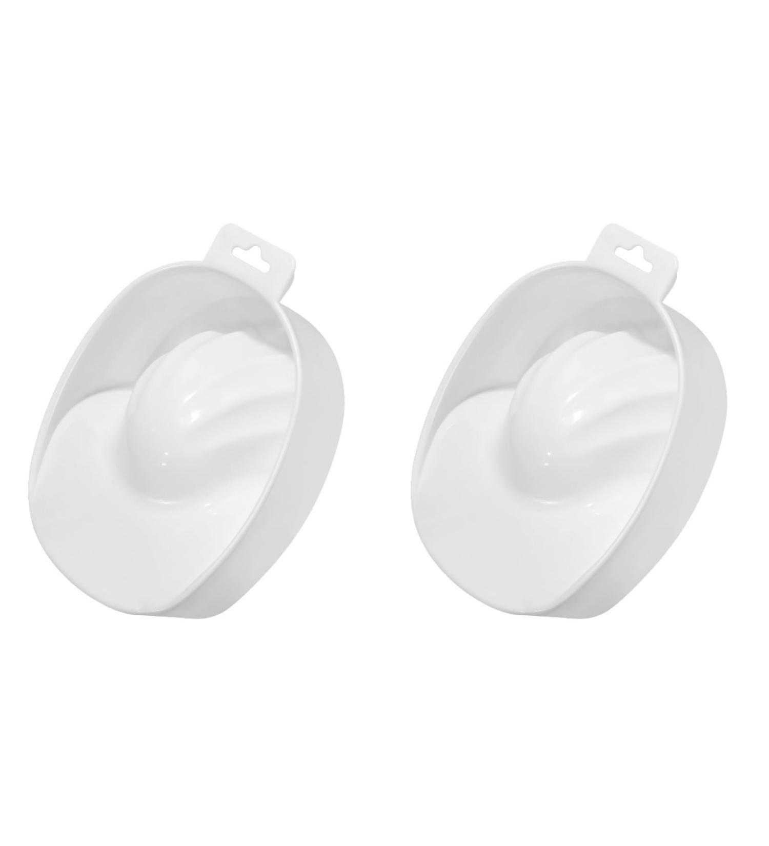 Mikinona Lot de 2 bols de manucure pour tremper les - Bol de polissage pour - Bol pour retirer le gel - de dissolvant de de trempage - Plateau pour le nail - Buy Online on GoSupps.com