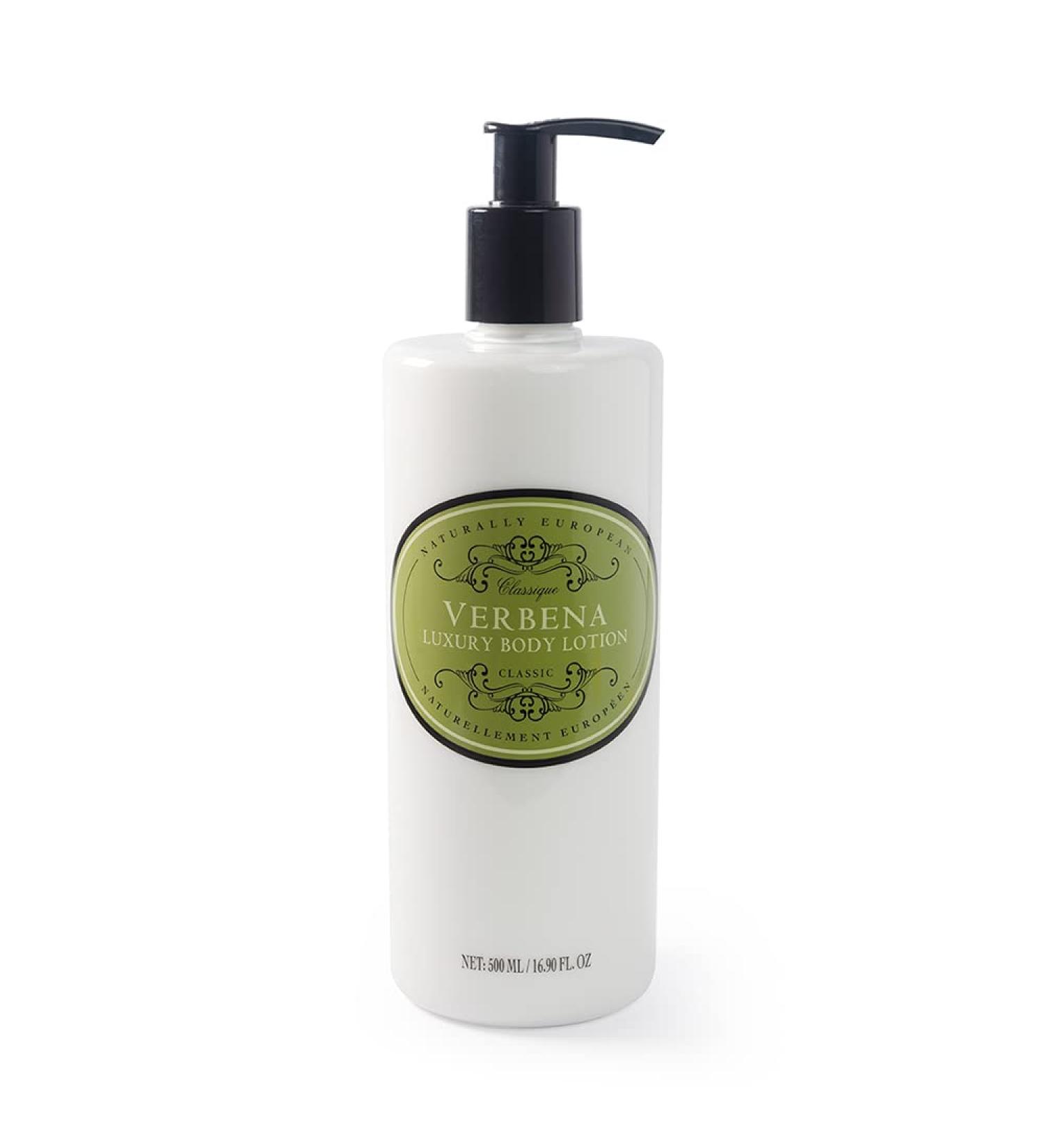 Naturally European Luxury Body Lotion 500ml - Rich Verbena Moisturiser for Soft Skin | International Shipping Available - Buy Online on GoSupps.com