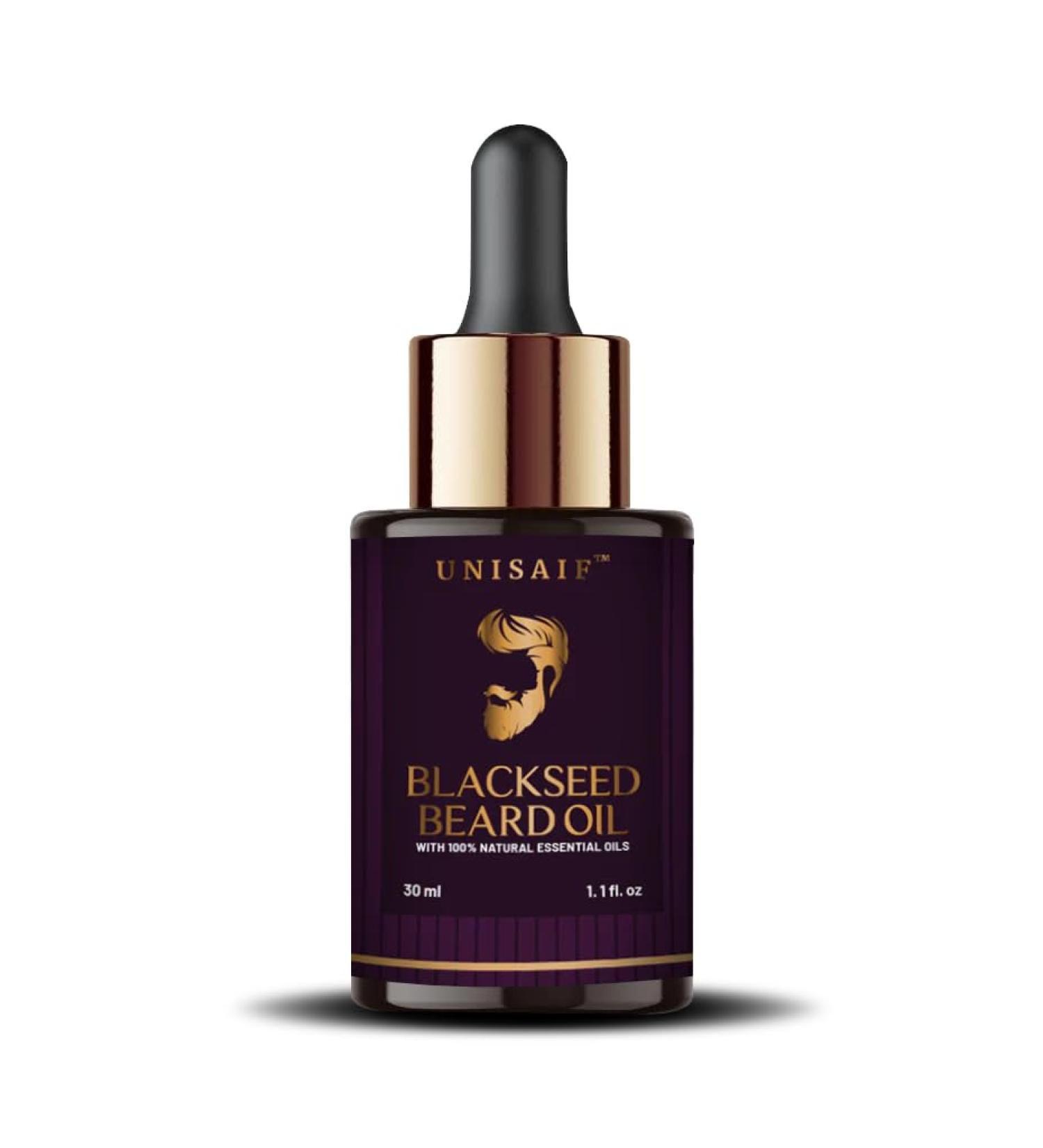 Luxury Vegan Beard Growth Oil with Black Seed Blend - 30ml | Premium Grooming Oil for Men - Buy Online on GoSupps.com
