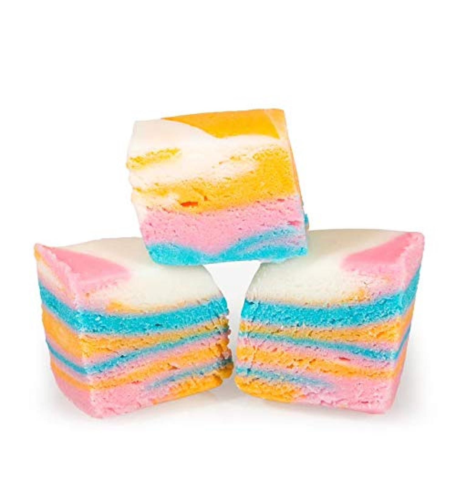 The Fudge Factory - Bubblegum Flavour Cubed Nougat - 2kg Tub