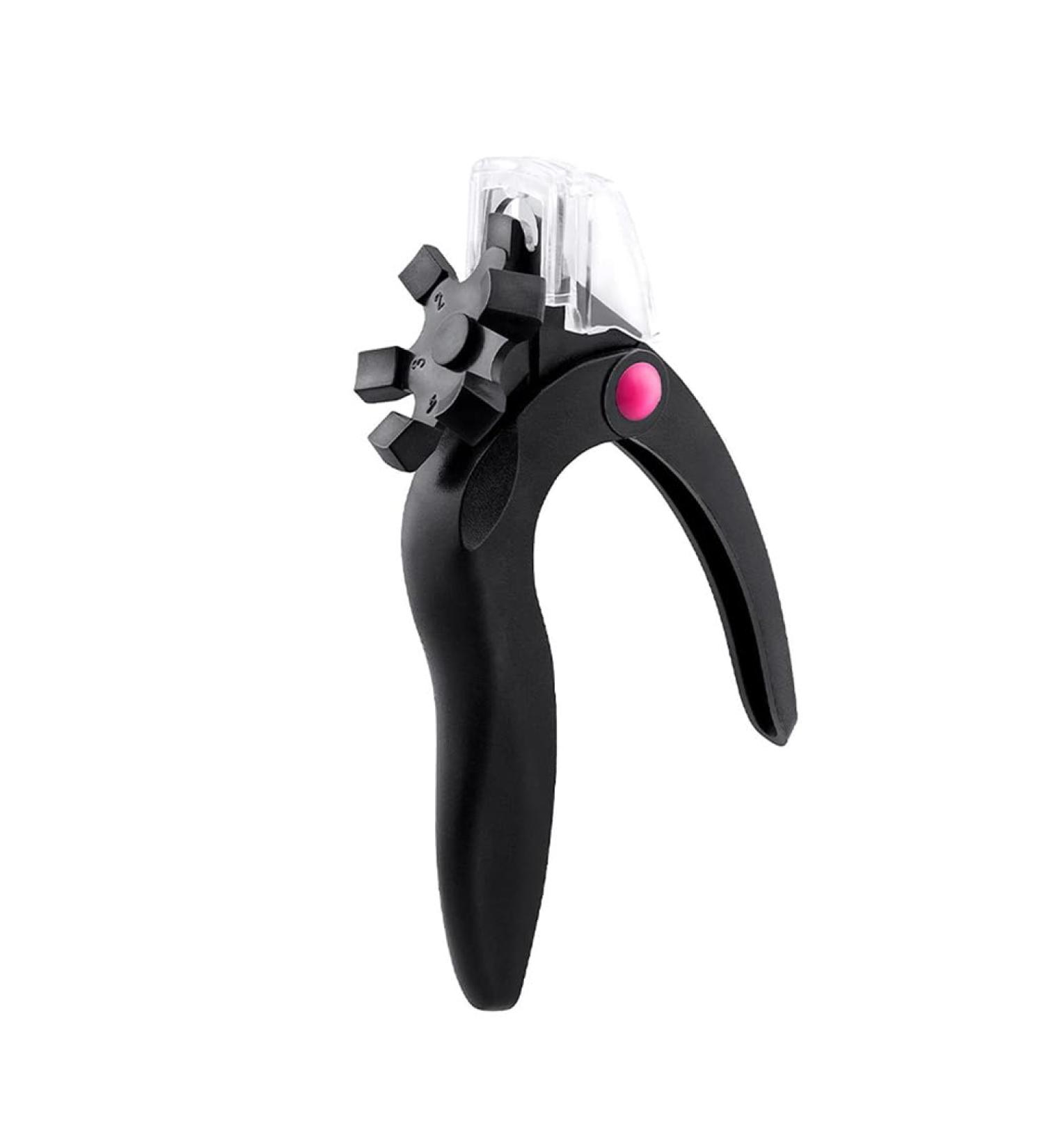 False Nail Clippers Stainless Steel Head Plastic Handle DIY Fake Manicure Trimmer Beginner Reusable Trimming Scissors Tool Black - Buy Online on GoSupps.com