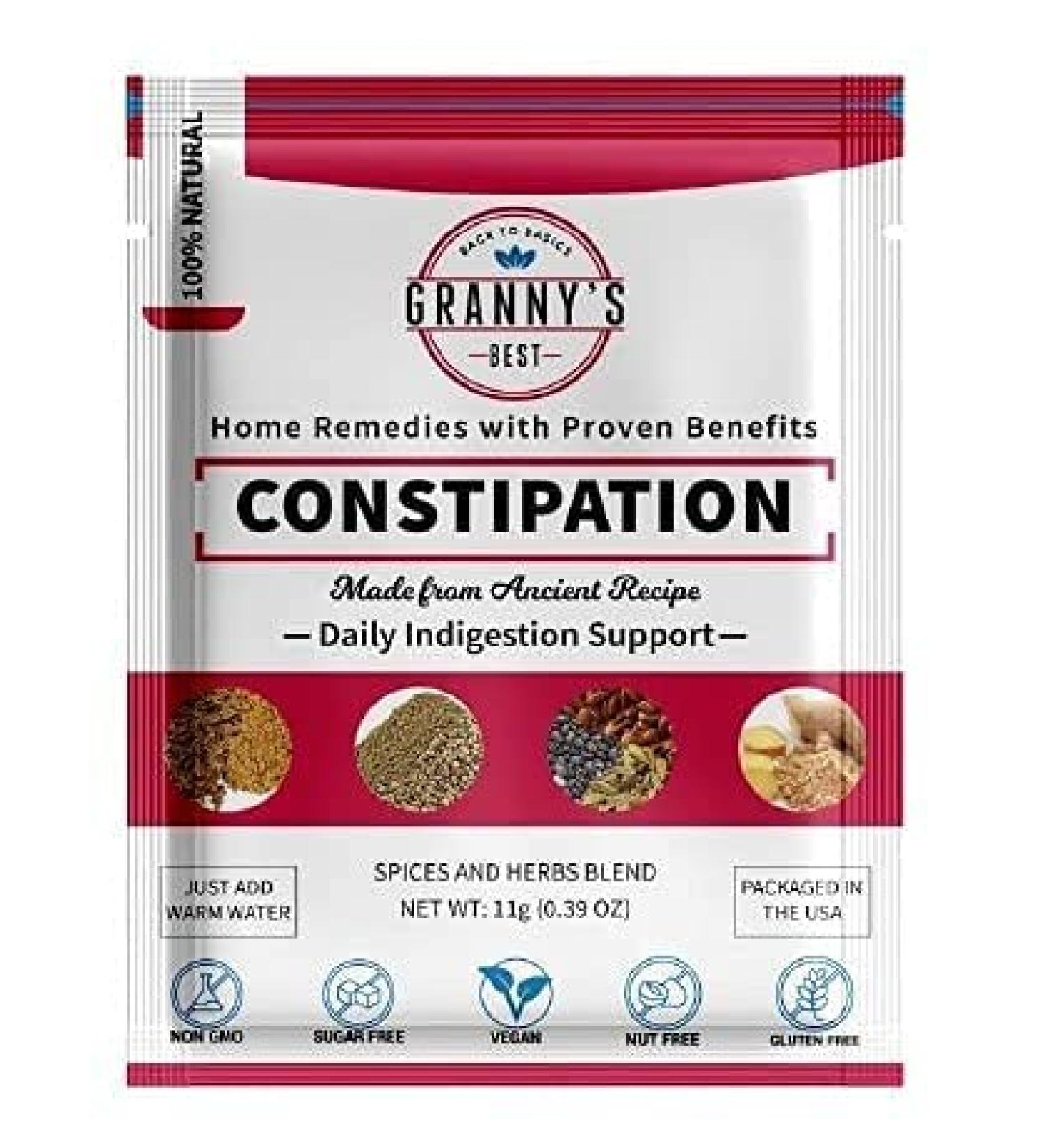 Spice & Herbs Blend for Constipation & Indigestion | 14 Pack - Natural Home Remedy | International Shipping Available - Buy Online on GoSupps.com
