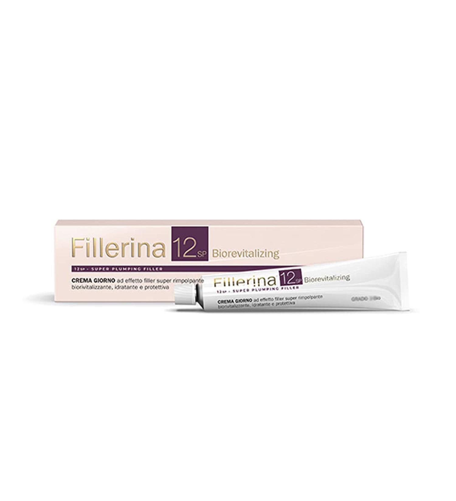 LABO LABO Fillerina 12SP Biorevitalizing Super Plumping Filler Day Cream Anti-Ageing Face Cream Grade 4 50 ml