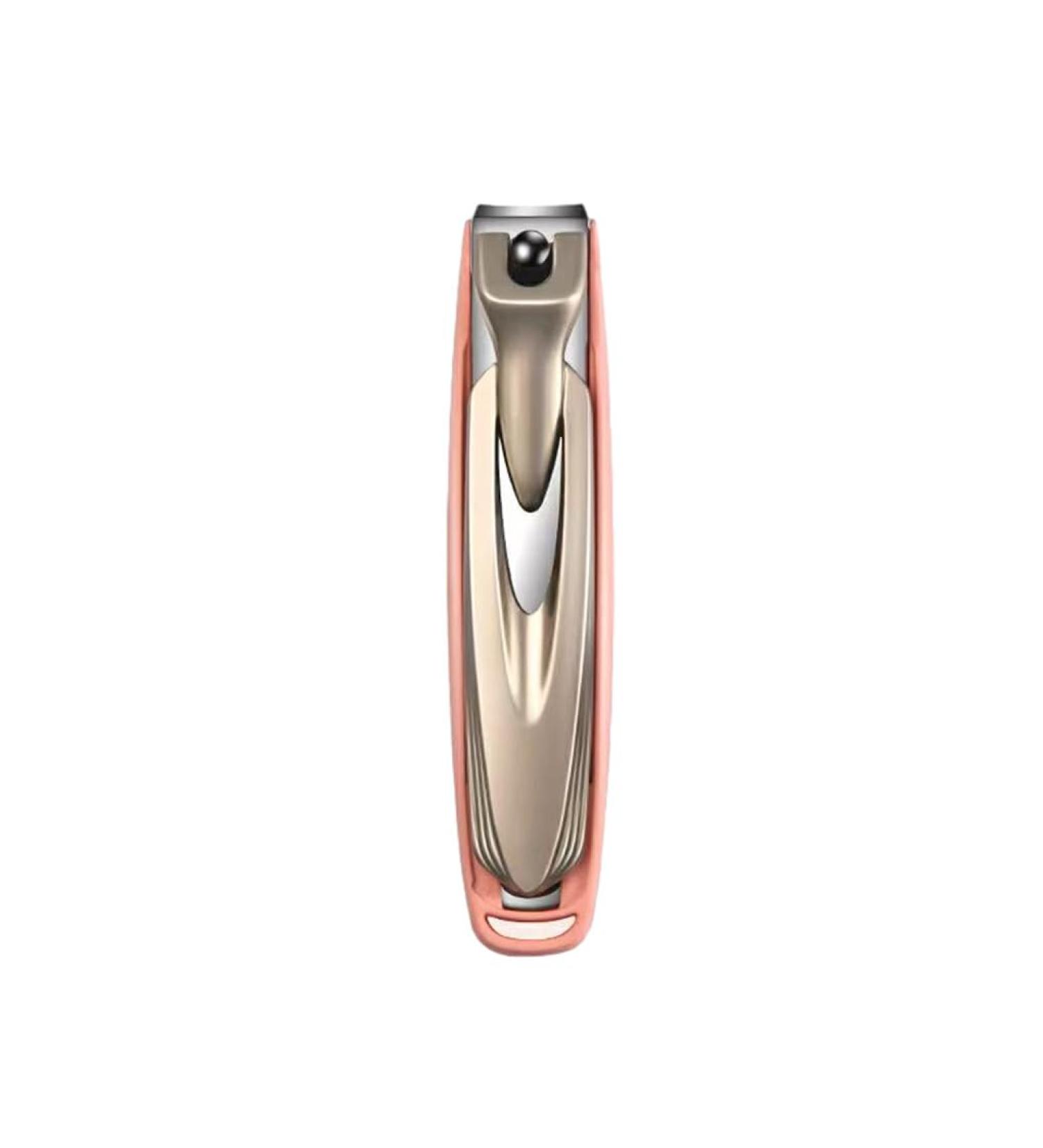 rongweiwang Easy To Colorful Nail Clippers Precision Tools For Manicured Nails Durable Stainless Steel Anti-Splashing Nail Cutter pink L L Pink - Buy Online on GoSupps.com