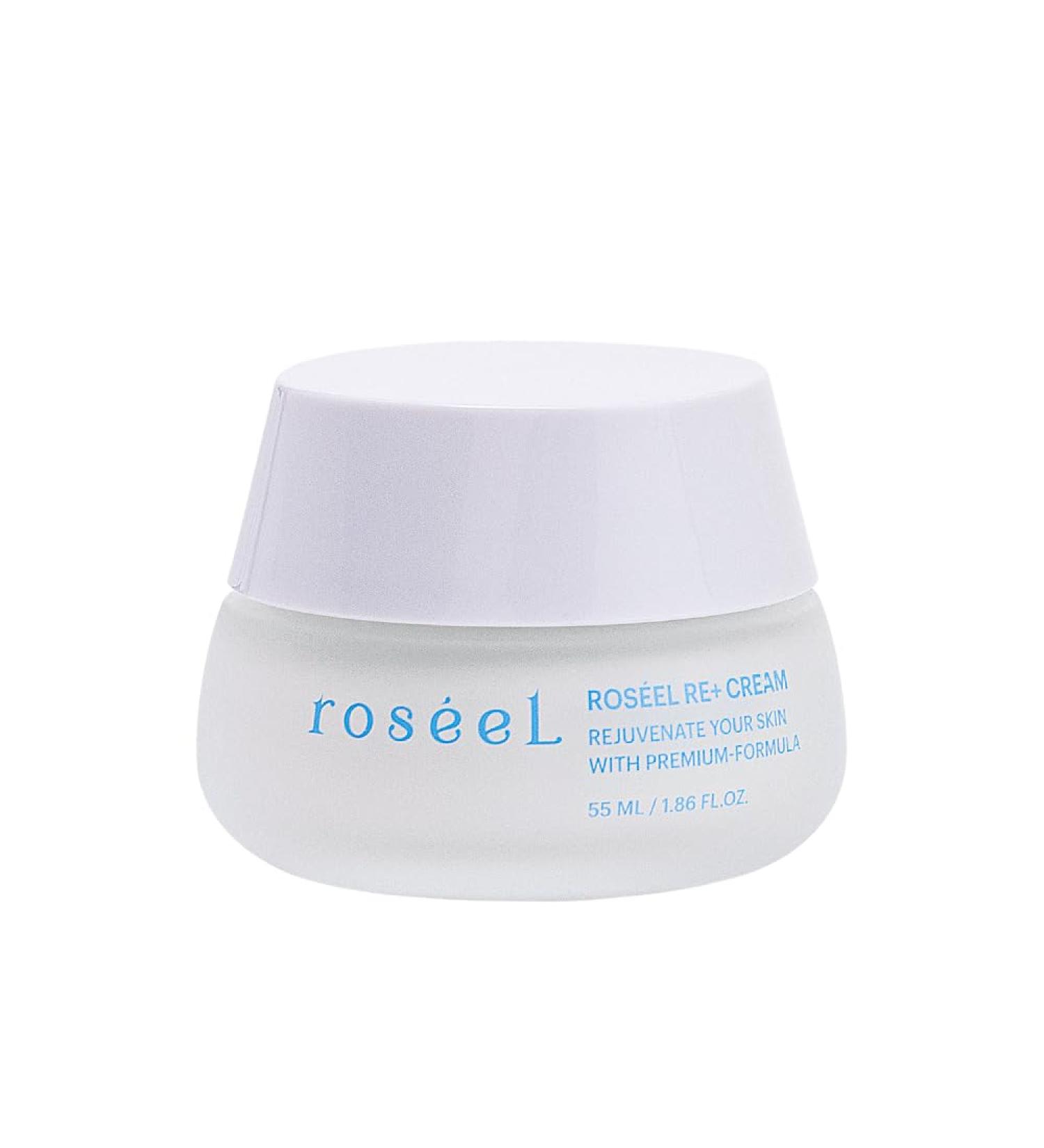 Rosee & EL RE+ Cream Vegan Barrier Moisturizing Face Cream with Ceramides Low Molecular Hyaluronic Acid & Fermented Botanicals | Daily Hydration | 55 ml | Made in Korea - Buy Online on GoSupps.com