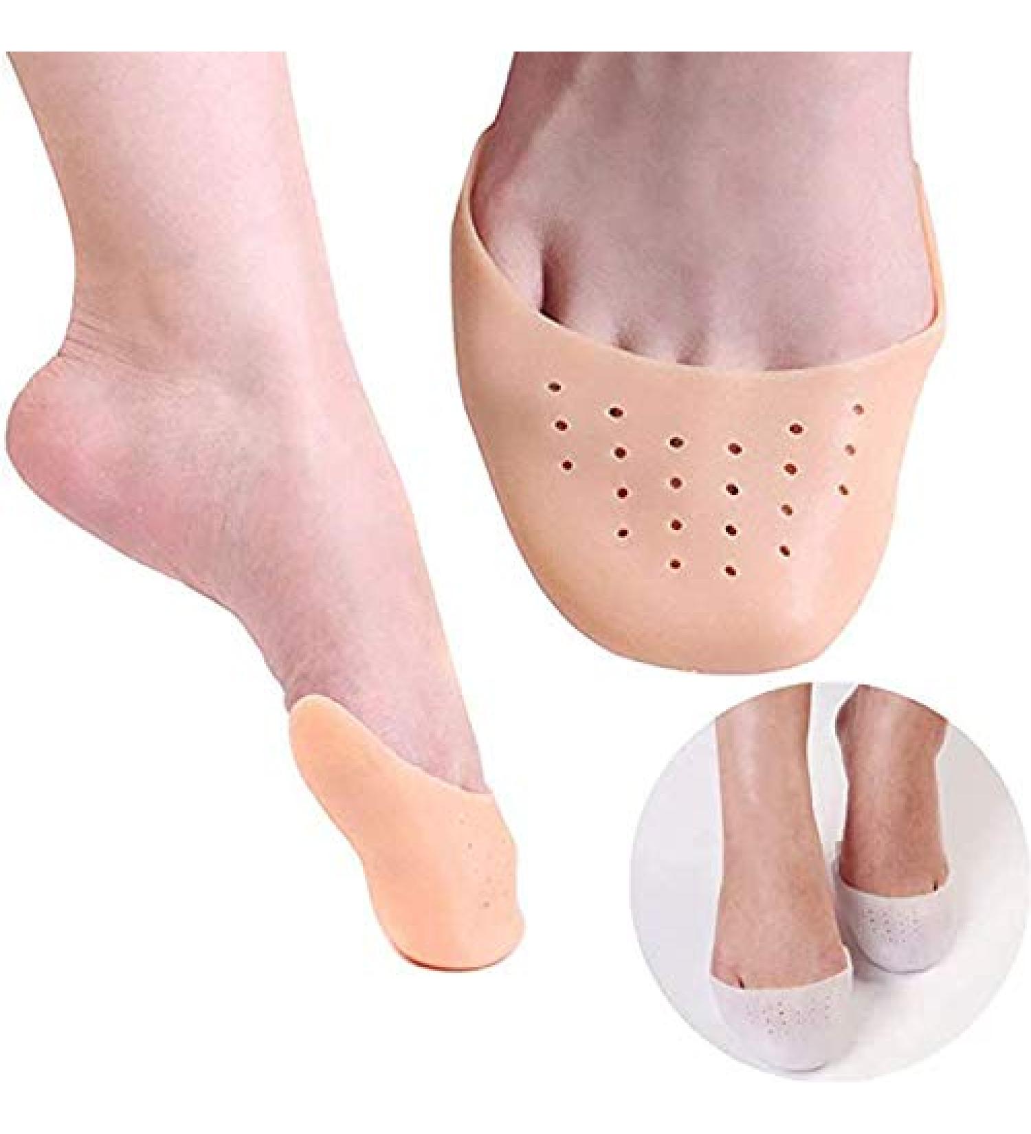 Ballet Dance Shoes Pads - 2 Pair Silicone Gel Toe Soft Pointe Insoles for Dancer Foot Care - Buy Online on GoSupps.com