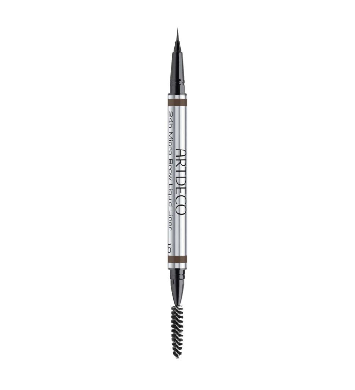 ARTDECO 24 hours Micro Brow Liquid Liner microfine eyebrow liner for shaping and defining 1 x 03 ml 10 gray brown - Buy Online on GoSupps.com
