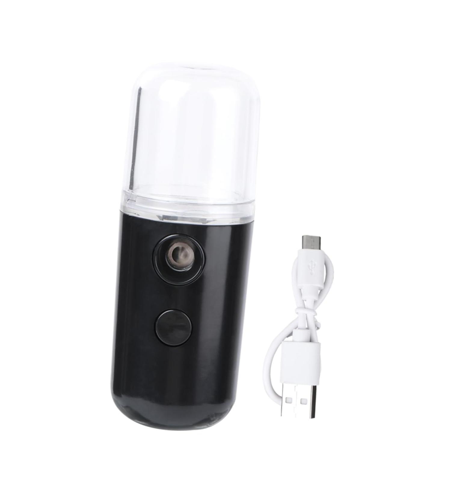 FOMIYES 1pc Plastic Humidifier Face Practical Steamer Facial Women Handy Usb Mist Multi-function Charging 14.5X4CM Black - Buy Online on GoSupps.com