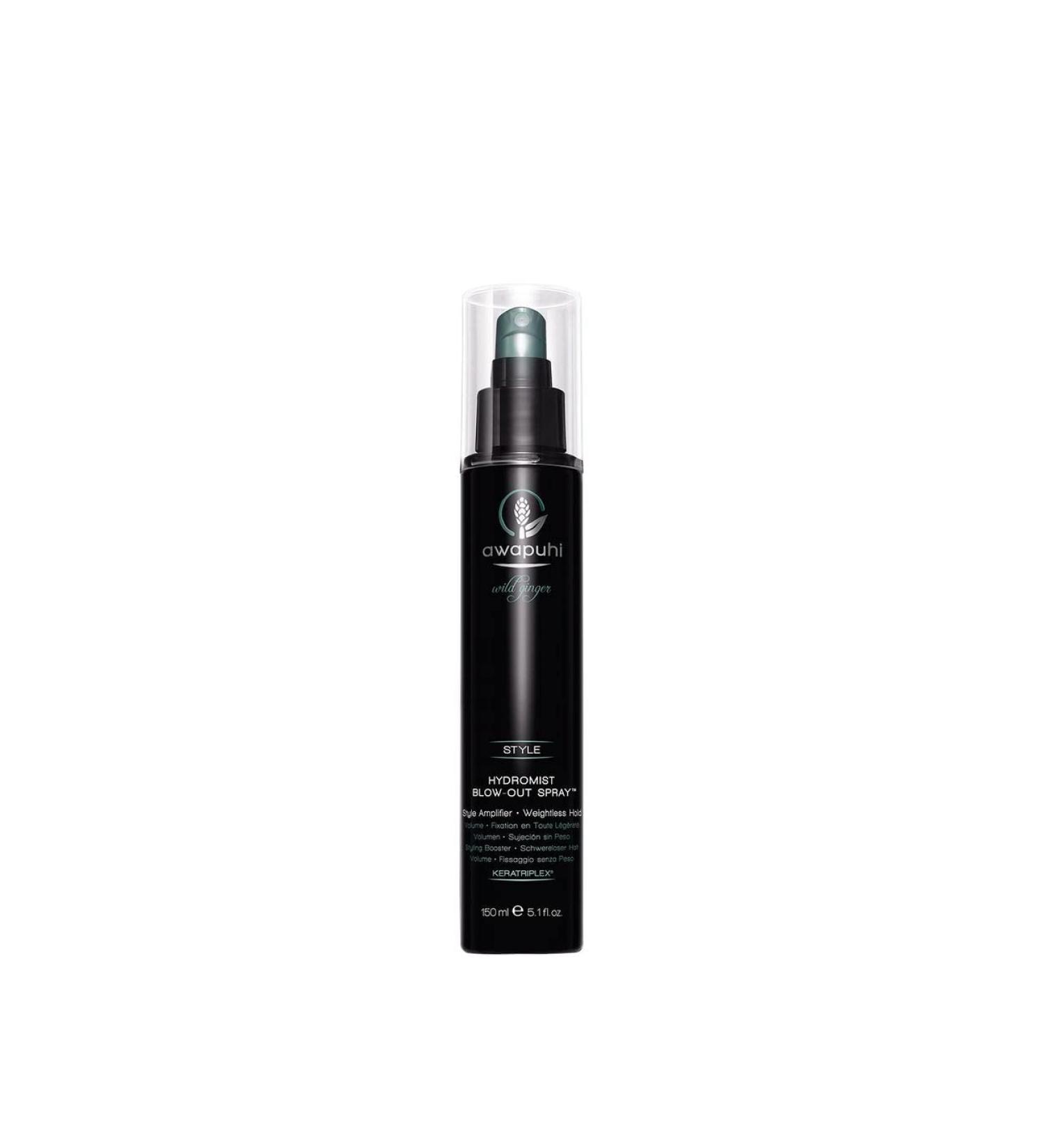 Paul Mitchell Awapuhi Wild Ginger HydroMist Blow-Out Spray  Style Amplifier  Weightless Hold  For All Hair Types  5.1 fl. oz. Tropical ginger green tea mango scent 5.1 Fl Oz (Pack of 1)