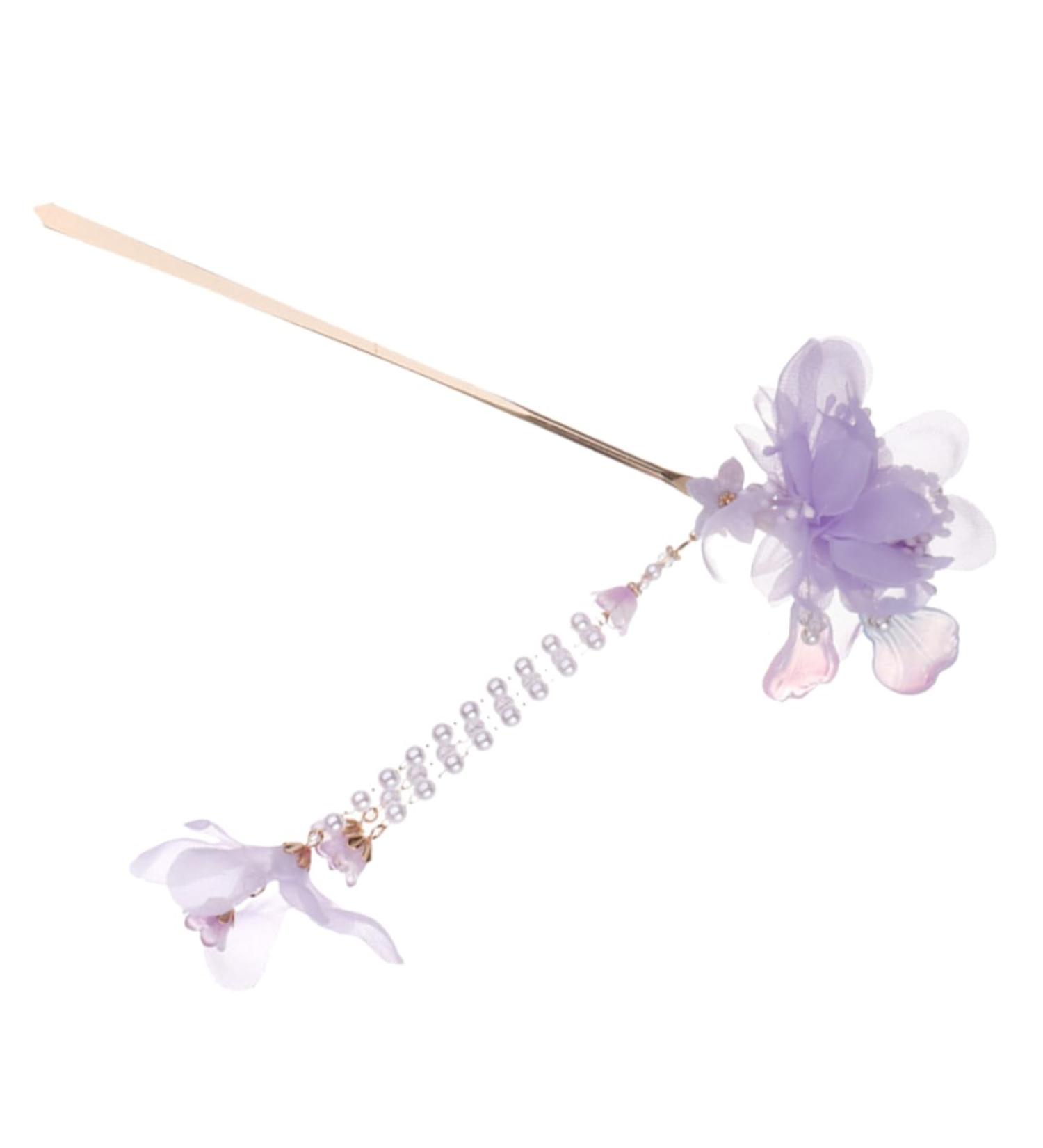 minkissy Hairpin Hair Wooden Stick Decorative Hair Pins Chinese Hair Barrettes Sandalwood Hair Stick Hair Clips for Women Japanese Hair Purple Steamed Stuffed Bun Vintage Miss Fabric - Buy Online on GoSupps.com