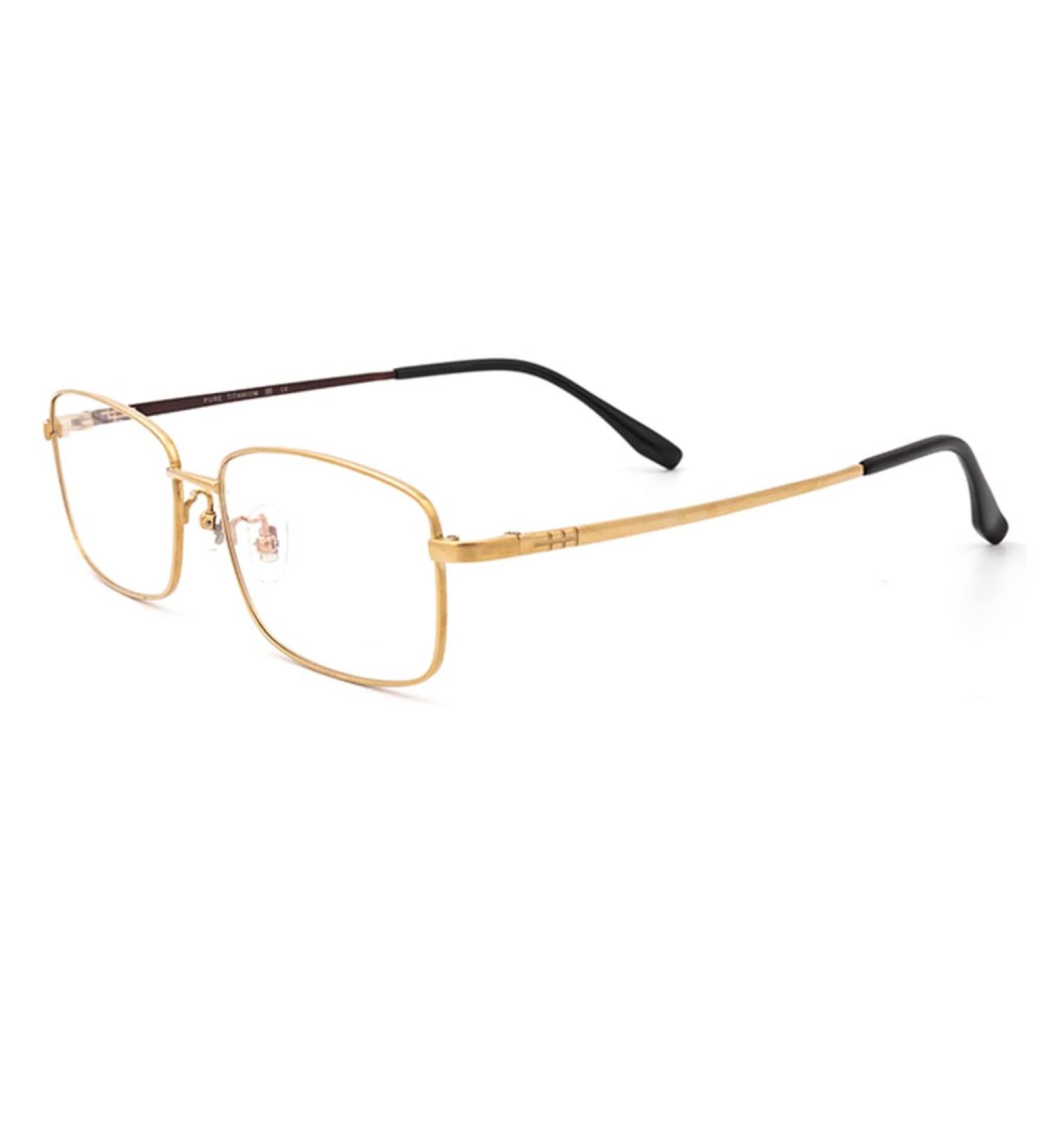 Men's Pure Titanium Glasses - Anti-Blue Light HD Readers Retro Business Frames Dioptria +1.0 to +3.0 - Stylish & Protective - Buy Online on GoSupps.com