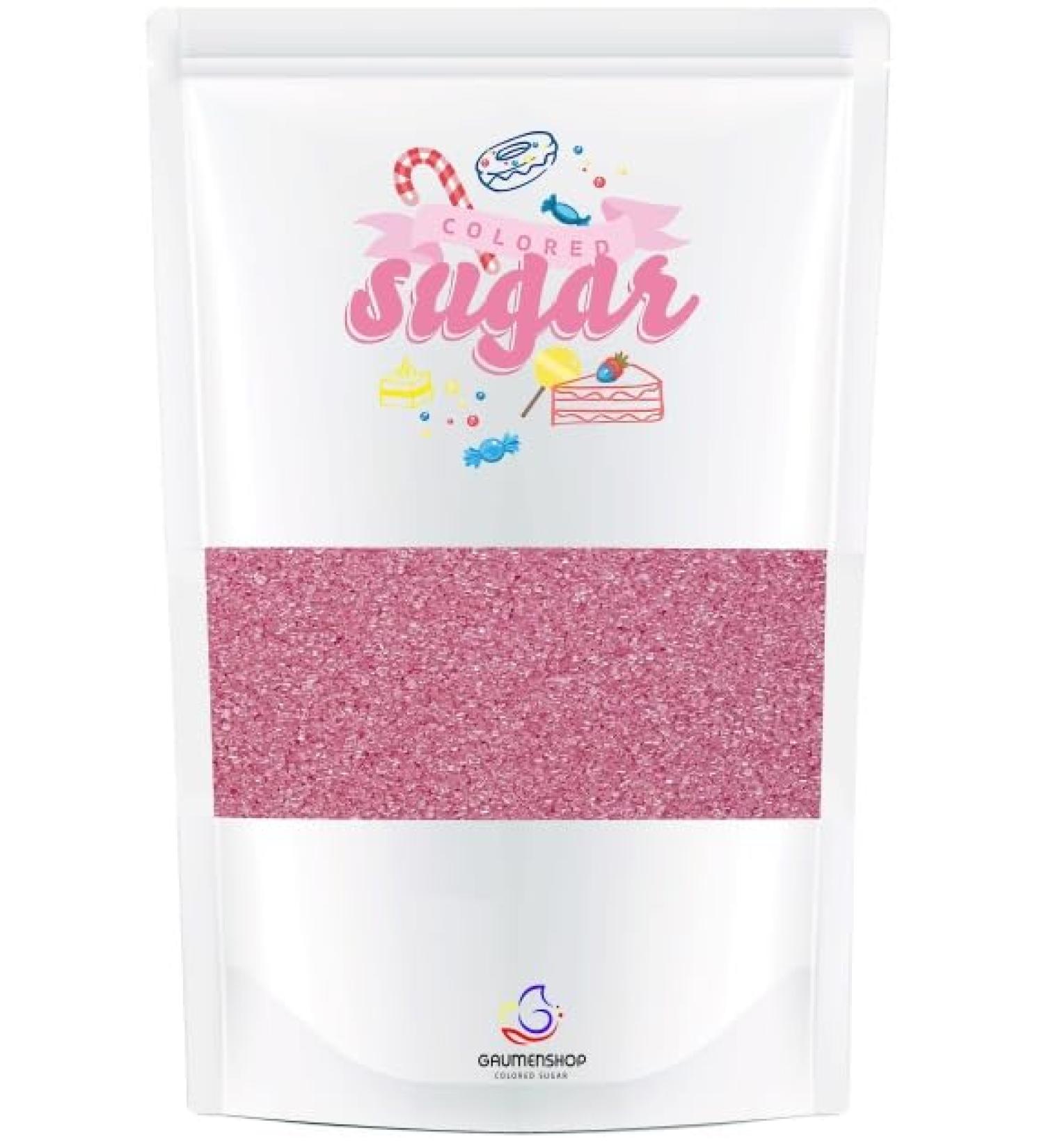 Colorful sugar pink 100g decorative sugar