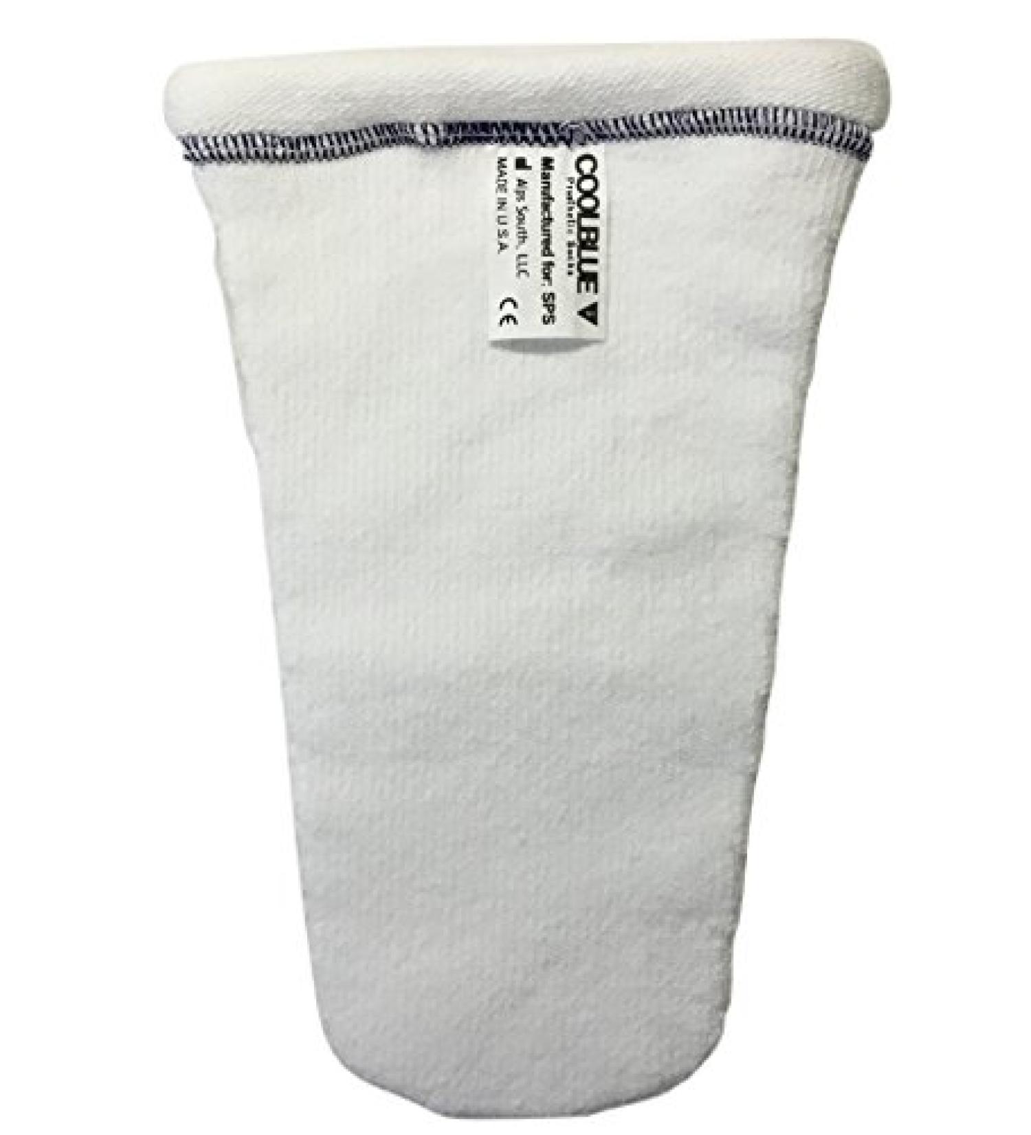 Cool Blue CB5MDXS2 Prosthetic Socks 5-Ply No Hole Medium/Extra Short Blue Blue Detail SPS