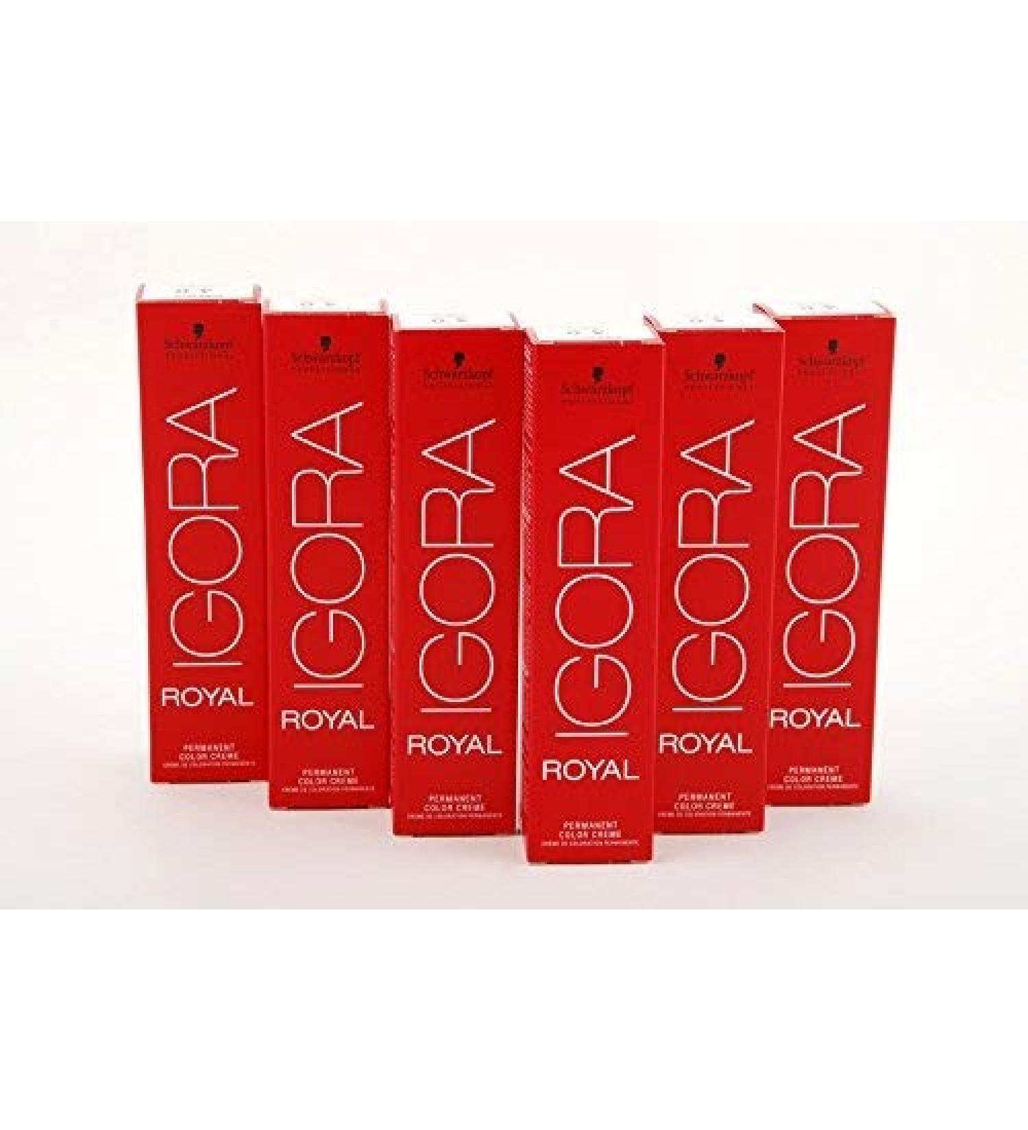 Schwarzkopf Igora Royal 6-4 60ml Pack of 6 (6x60ml) 6-4 60 ml (Pack of 6)
