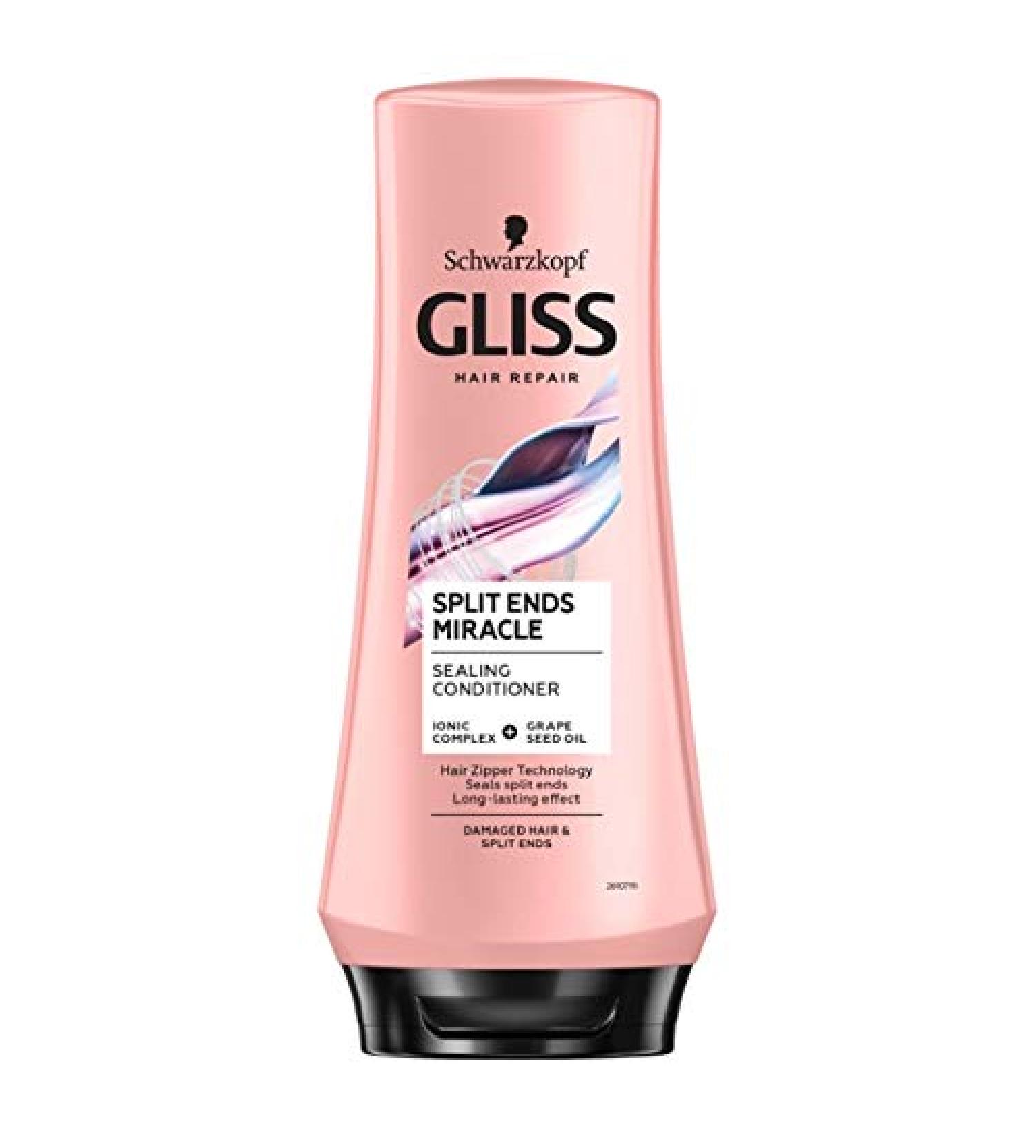 GLISS Kur Split Ends Miracle Conditioner 200ml - Repair & Nourish Hair | International Shipping Available - Buy Online on GoSupps.com