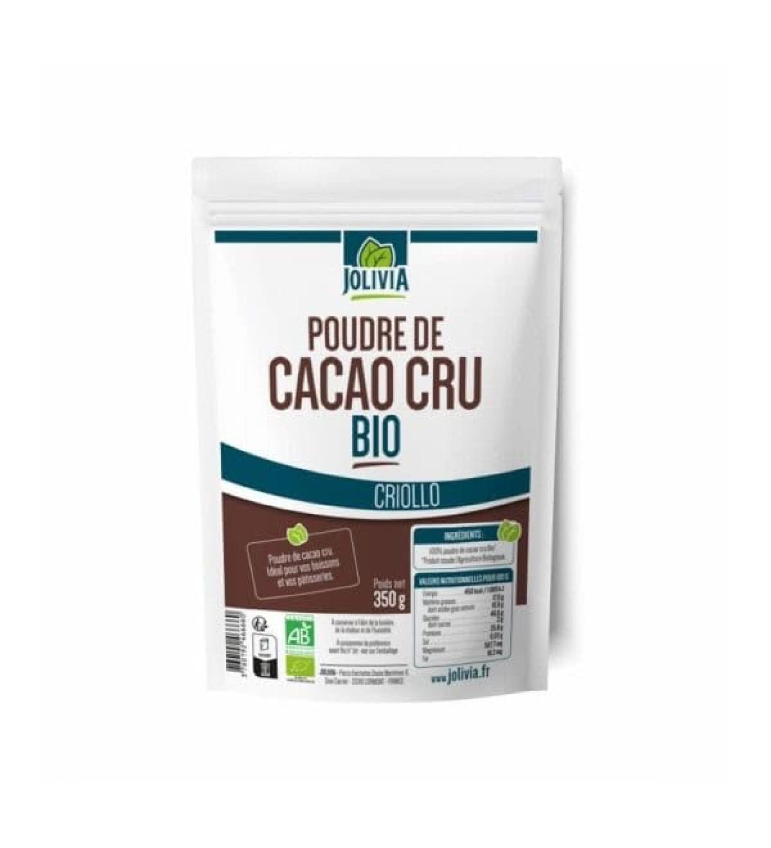 Organic Raw Cocoa Powder - 350g | Powder Size | Vegan | Made in France - Buy Online on GoSupps.com