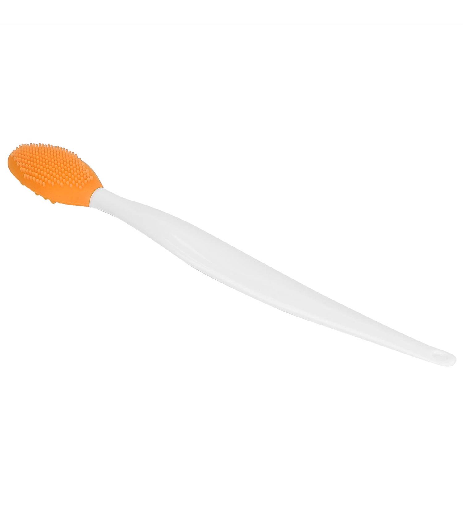 Silicone Nose Cleaner Brush - Comfortable Handle for Home & Beauty Salon - Ideal for Women (Orange) - Buy Online on GoSupps.com