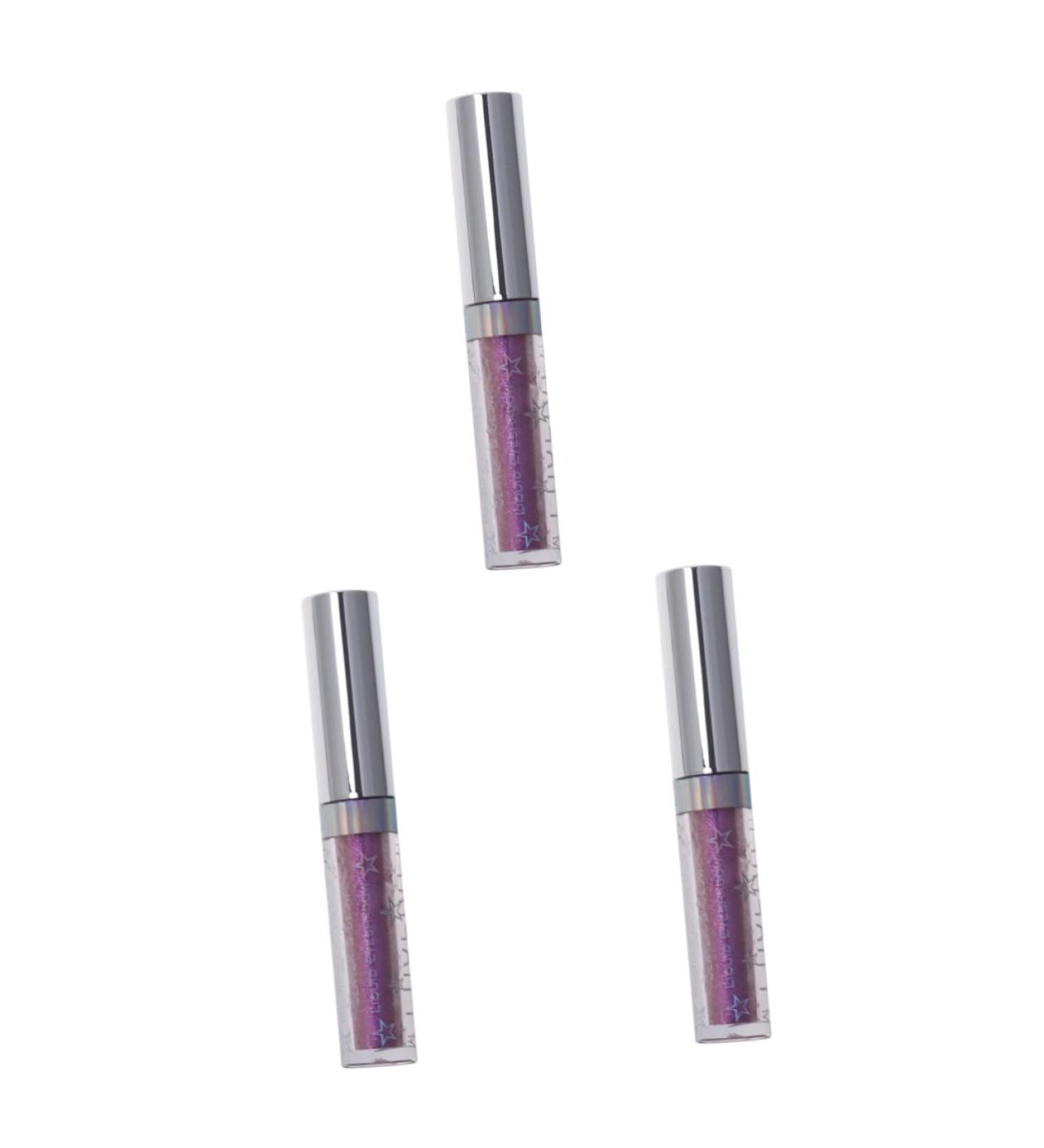 Angoily 3pcs Eyeshadow Purple Eyeliner Glow Liquid Sparkling Eyeliner Women Makeup Eye Shadow Pearlescent 1 count (Pack of 1) As Shownx3pcs - Buy Online on GoSupps.com