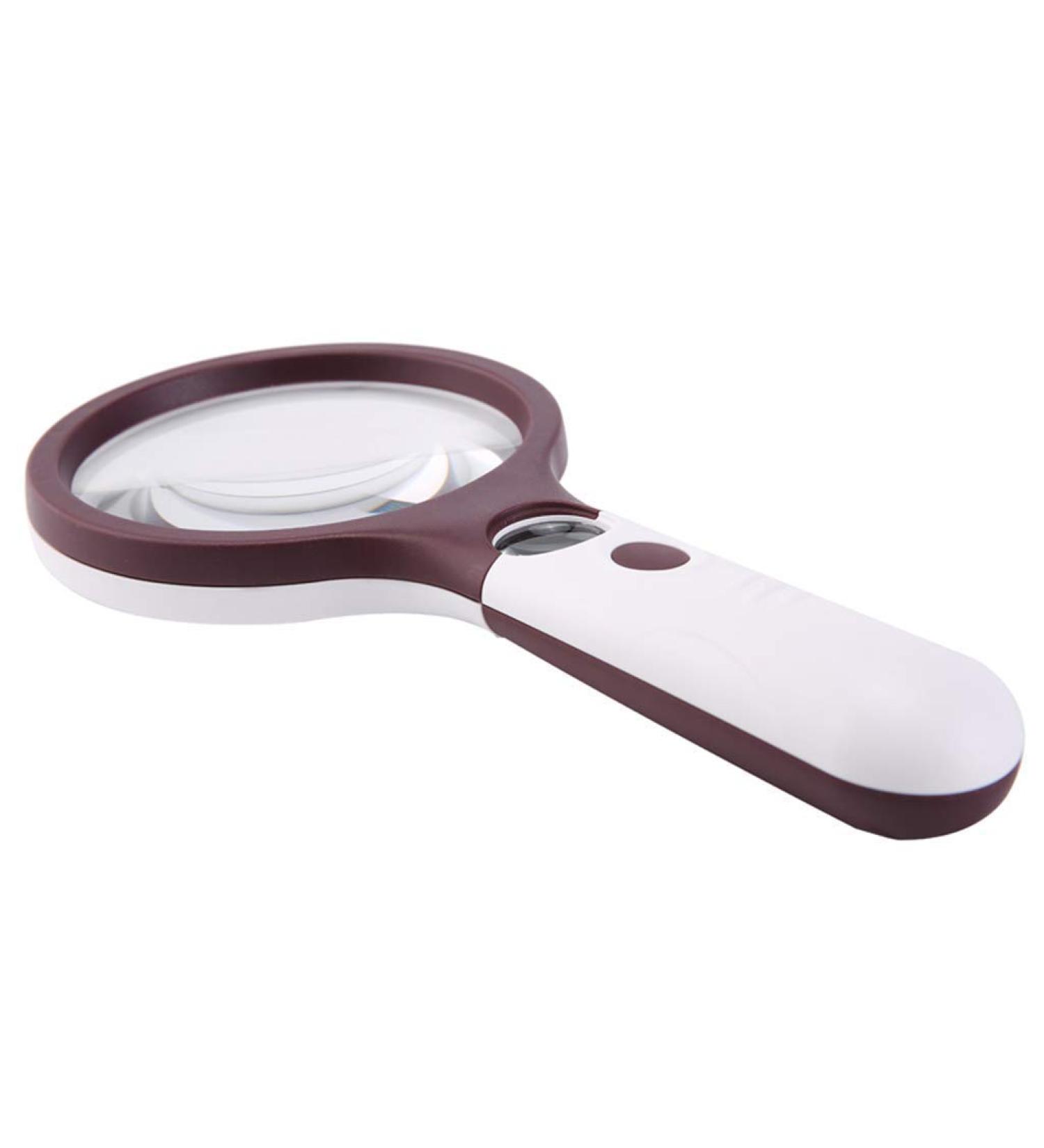 10 Times 30 Times Glass LED Reading Mobile Phone Repair Identification High Magnification Glass Large Lens Large Diameter 100mm Good Times - Buy Online on GoSupps.com