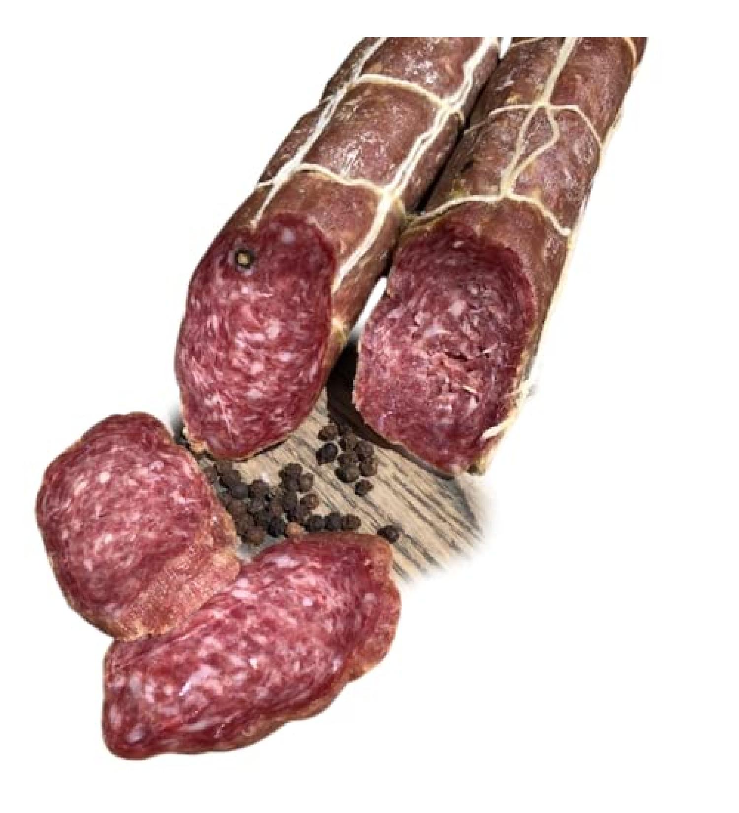 GENOA Fortuna 10oz Stick: Handmade Italian-Style Genoa Salami - Natural Dry Cured, Nitrate & Gluten-Free - Buy Online on GoSupps.com