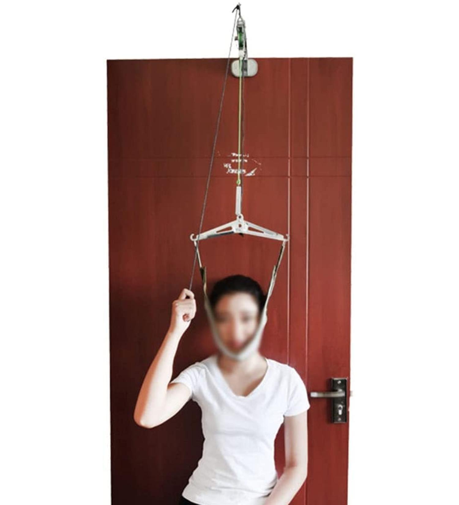 Over The Door Posture Corrector Household Physical Therapy Cervical Traction Device Over Door Neck Traction Unit for Neck Shoulder Pain Relief Easy to Install Cervical Neck Traction Device Warm as - Buy Online on GoSupps.com