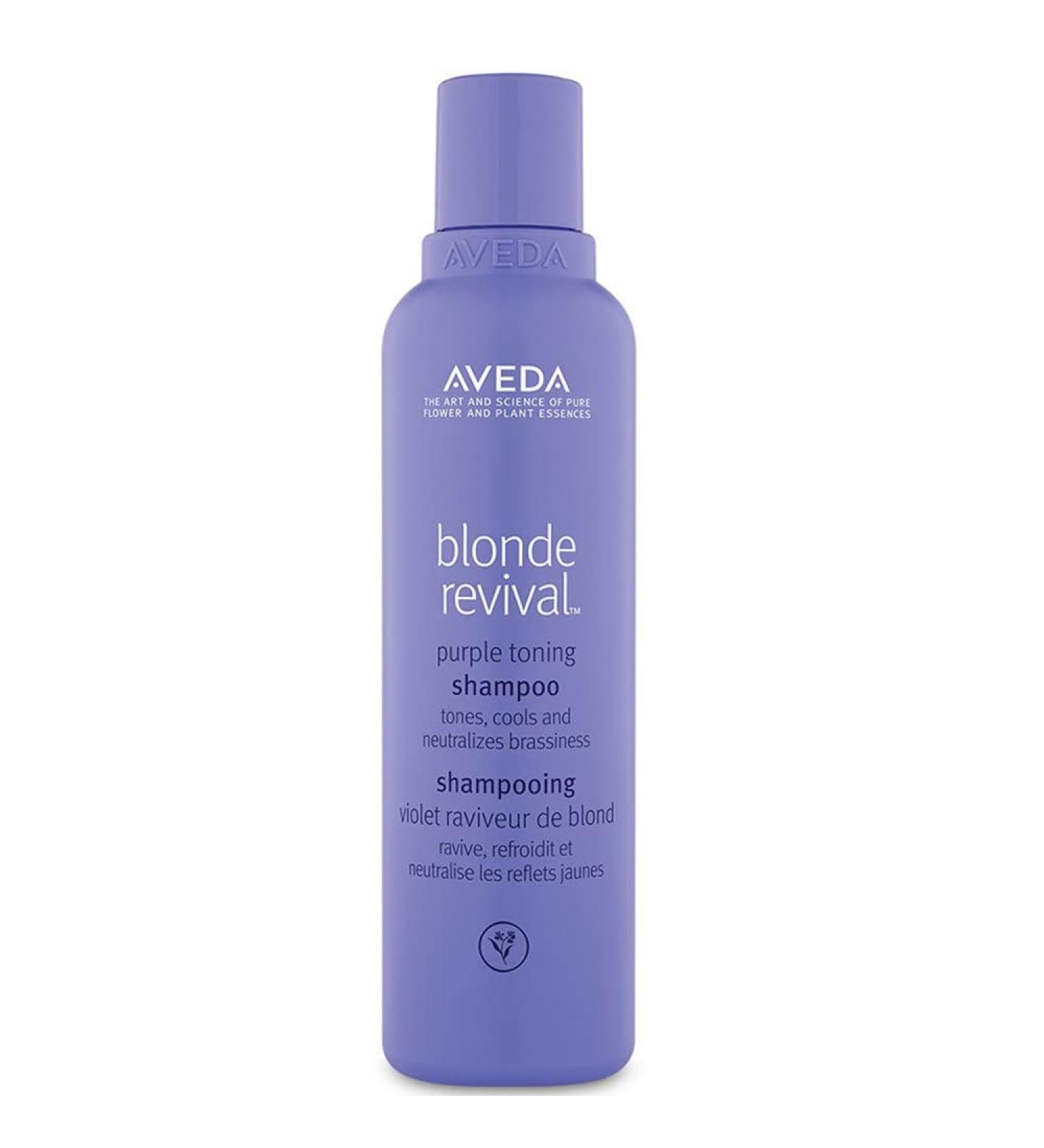 Aveda Blonde Revival Purple Toning Shampoo 200ml - Brighten & Tone Blonde Hair - Buy Online on GoSupps.com
