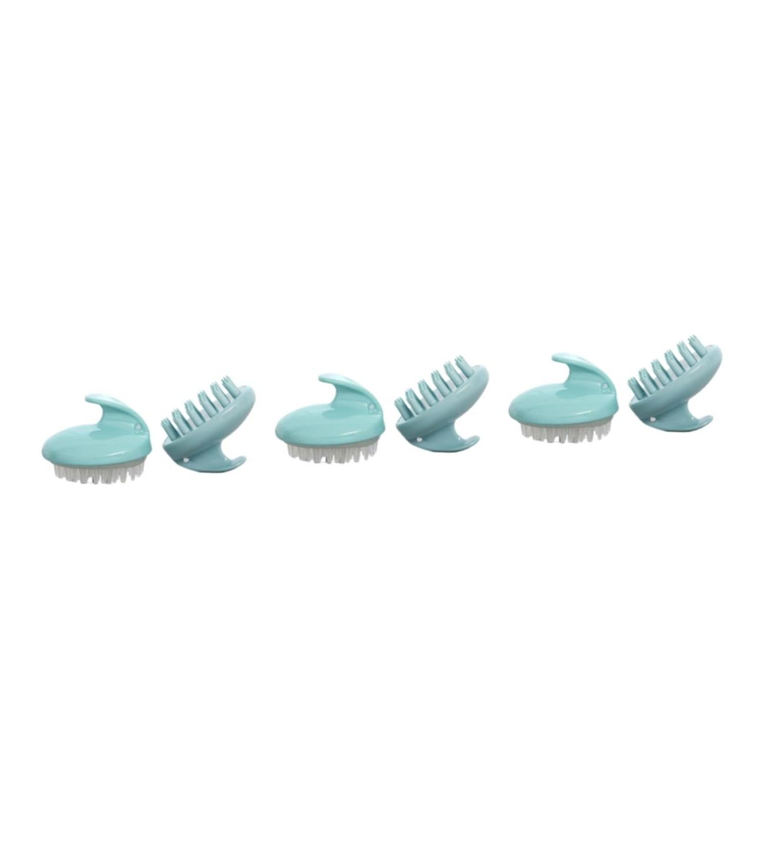 FRCOLOR 6-Piece Hair Wash Brushes - Scalp Massage Shampoo Brushes for Hair Care & Relaxation - Buy Online on GoSupps.com