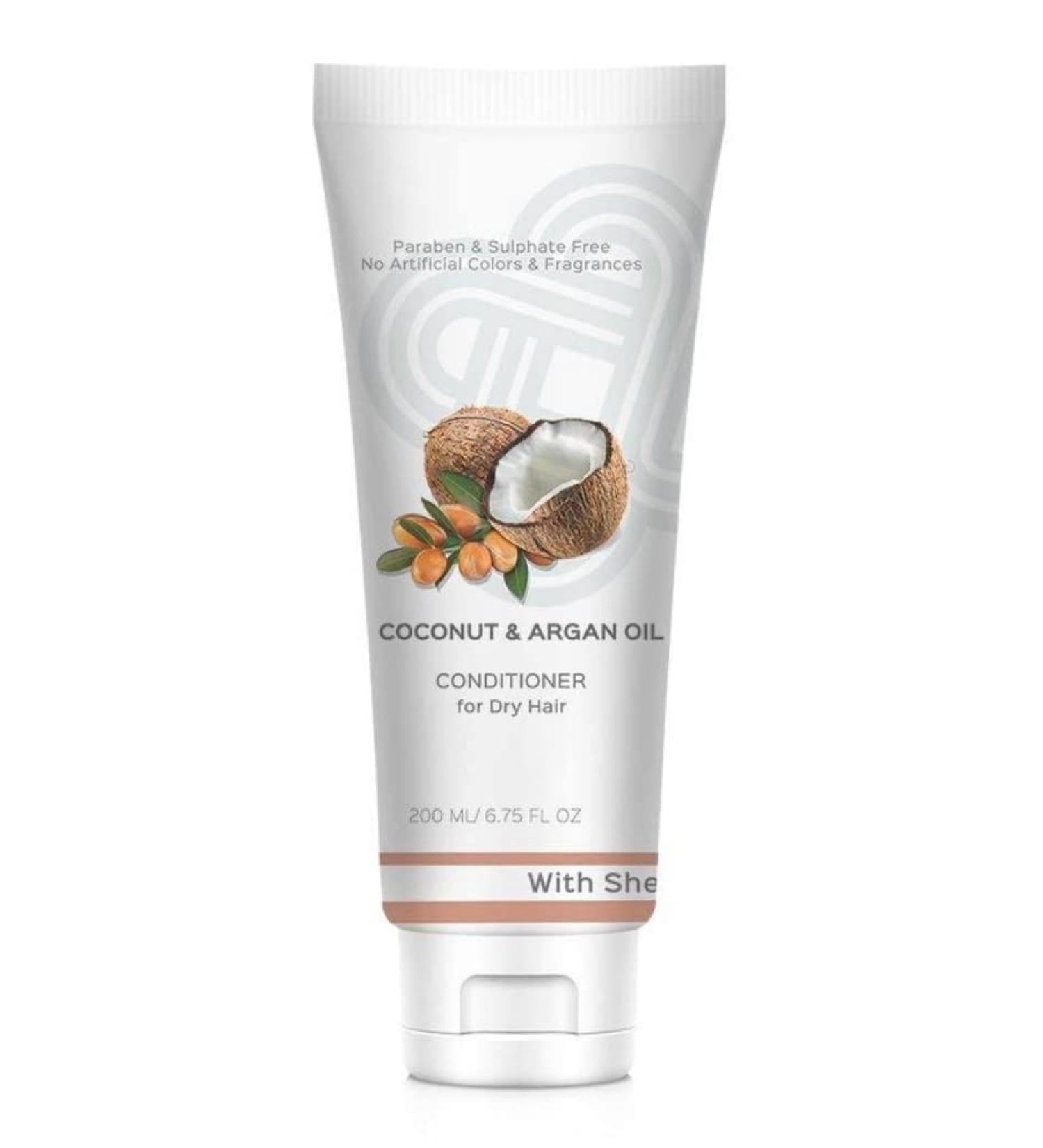 Teal & Terra Argan Jojoba & Coconut Oil Hair Conditioner with Shea Butter - Nourishing & Hydrating Formula for All Hair Types - International Shipping Available - Buy Online on GoSupps.com