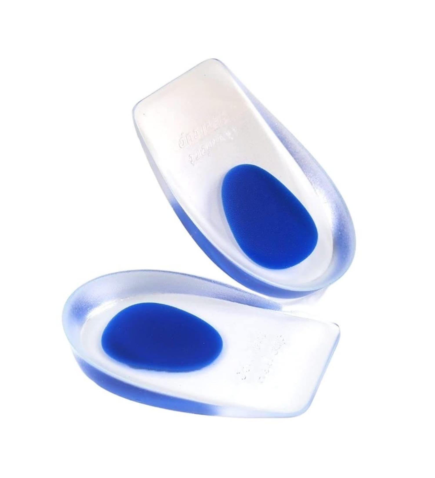 Buy Heel Liner GEL Shock Absorption Shoe Lift Protectors for Plantar Fasciitis & Heel Blisters - Adult Breathable X-Large (Blue) - International Shipping Available - Buy Online on GoSupps.com