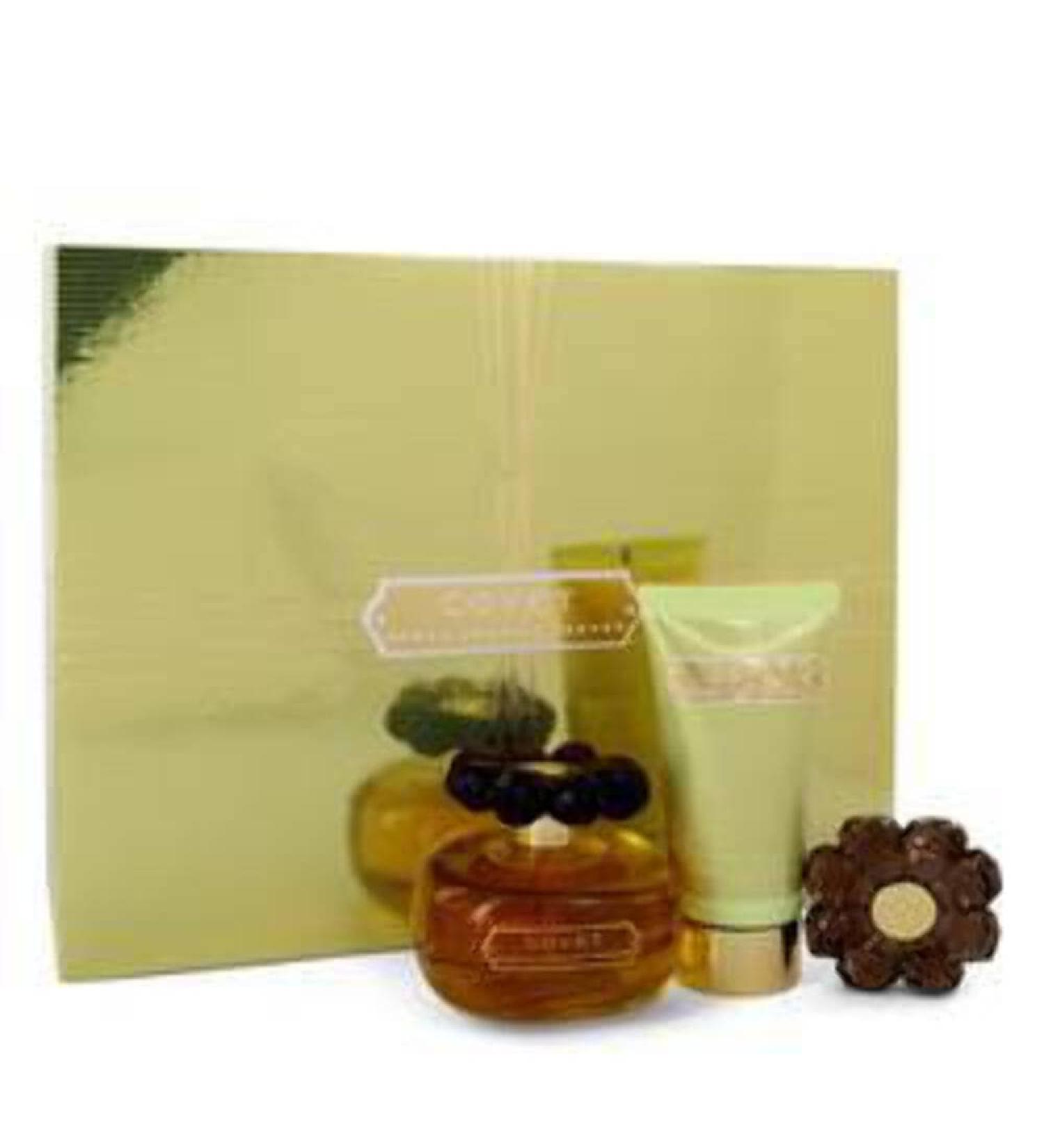 Covet By Sarah Jessica Parker For Women. Set-eau De Parfum Spray 3.4 OZ & Body Lotion 3.4 OZ & Solid Perfume .08 OZ Mini