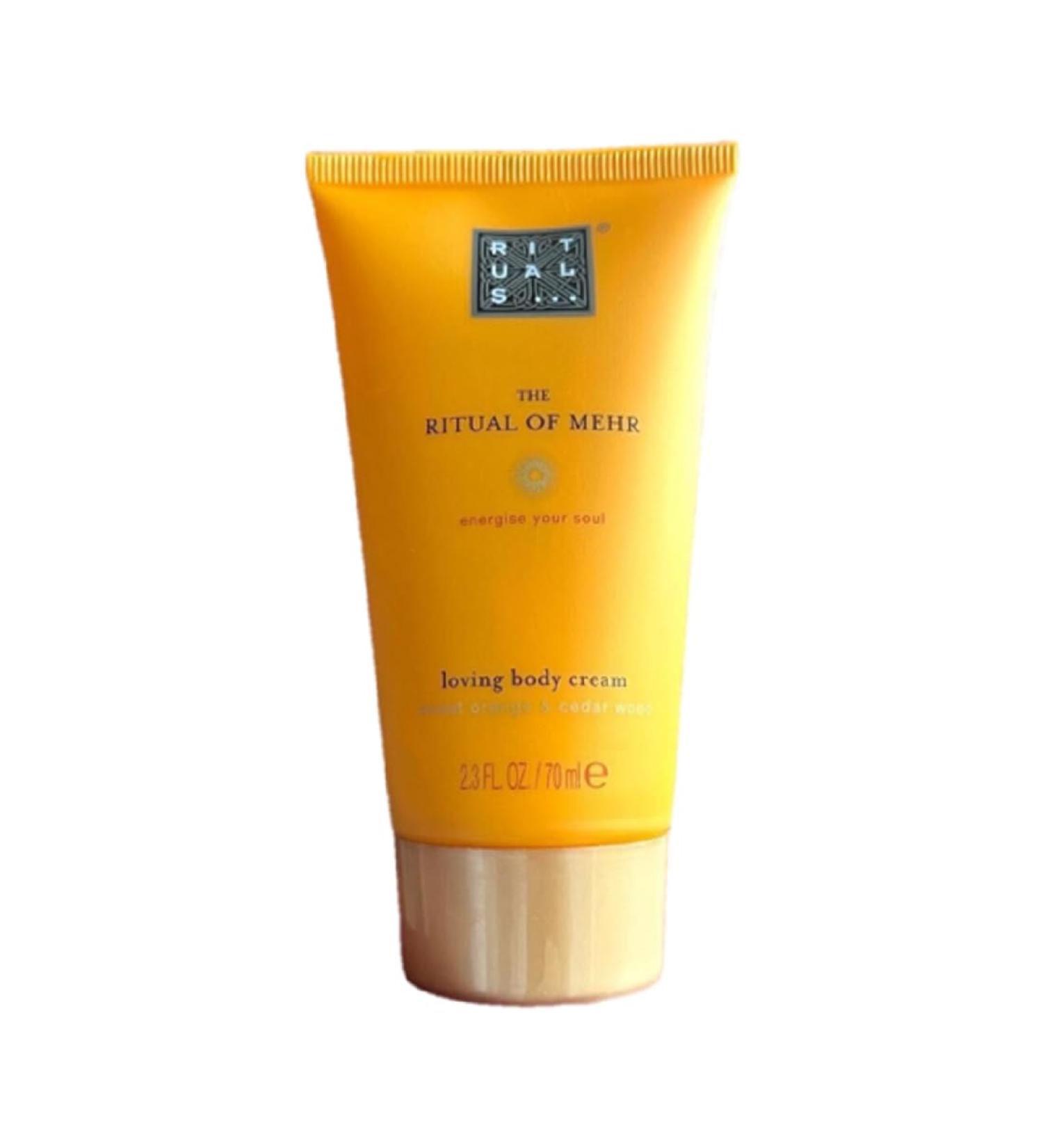 Rituals The Ritual of Mehr Body Cream - 70ml | Sweet Orange & Cedar Wood - Hydrating Luxury for Glowing Skin - Buy Online on GoSupps.com