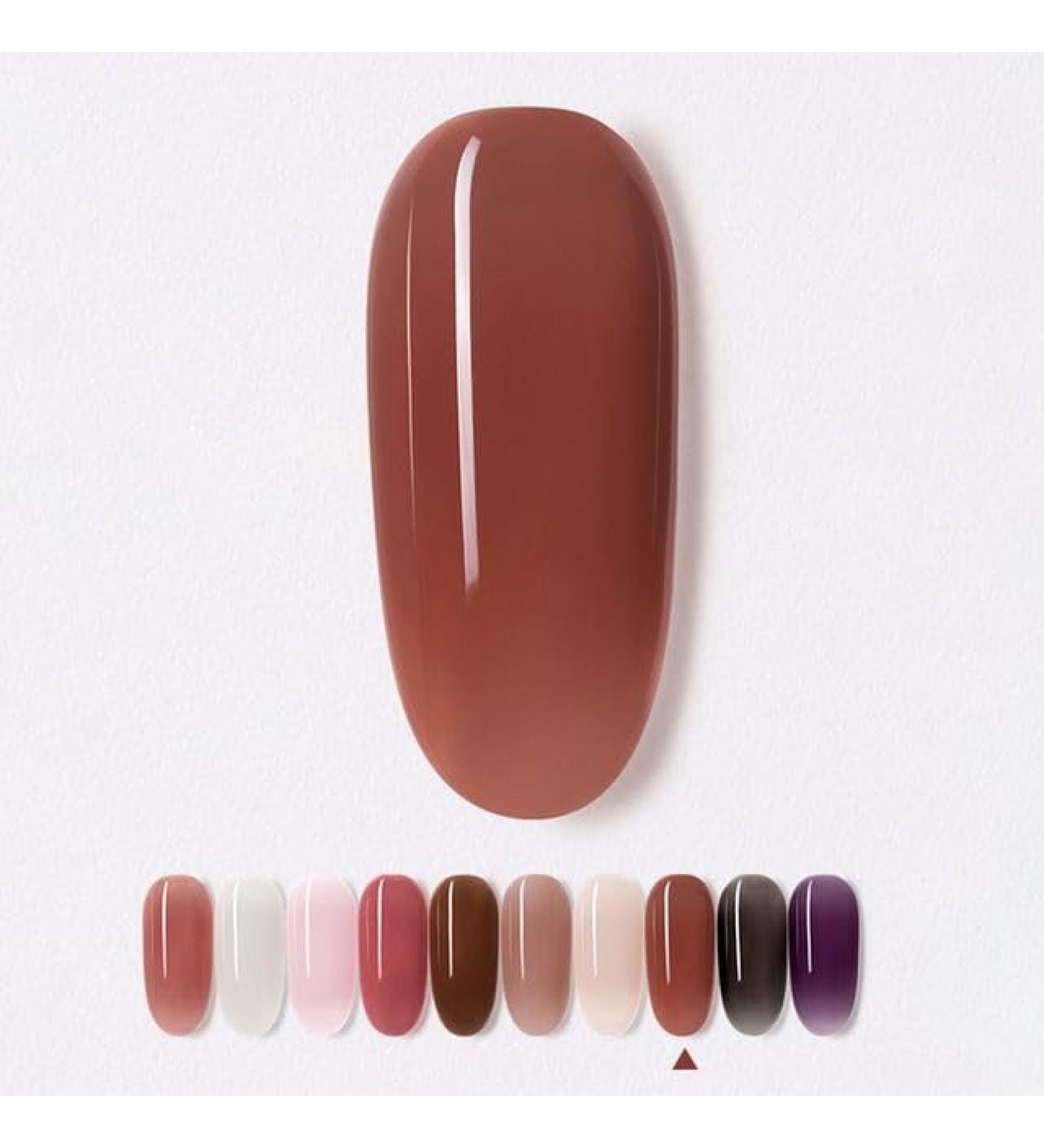 7.3ml Pink Gel Nail Varnish Top Coat Transparent Jelly Gel Gel Nail Polish Soak Off UV Gel Phototherapy Gel - (Color: 6) - Buy Online on GoSupps.com