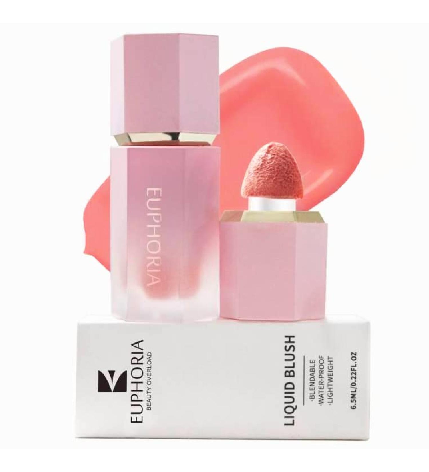 Euphoria Beauty Overload Liquid Blush - Long Wear Waterproof Cream Blush (102 Serenade) - Buy Online on GoSupps.com