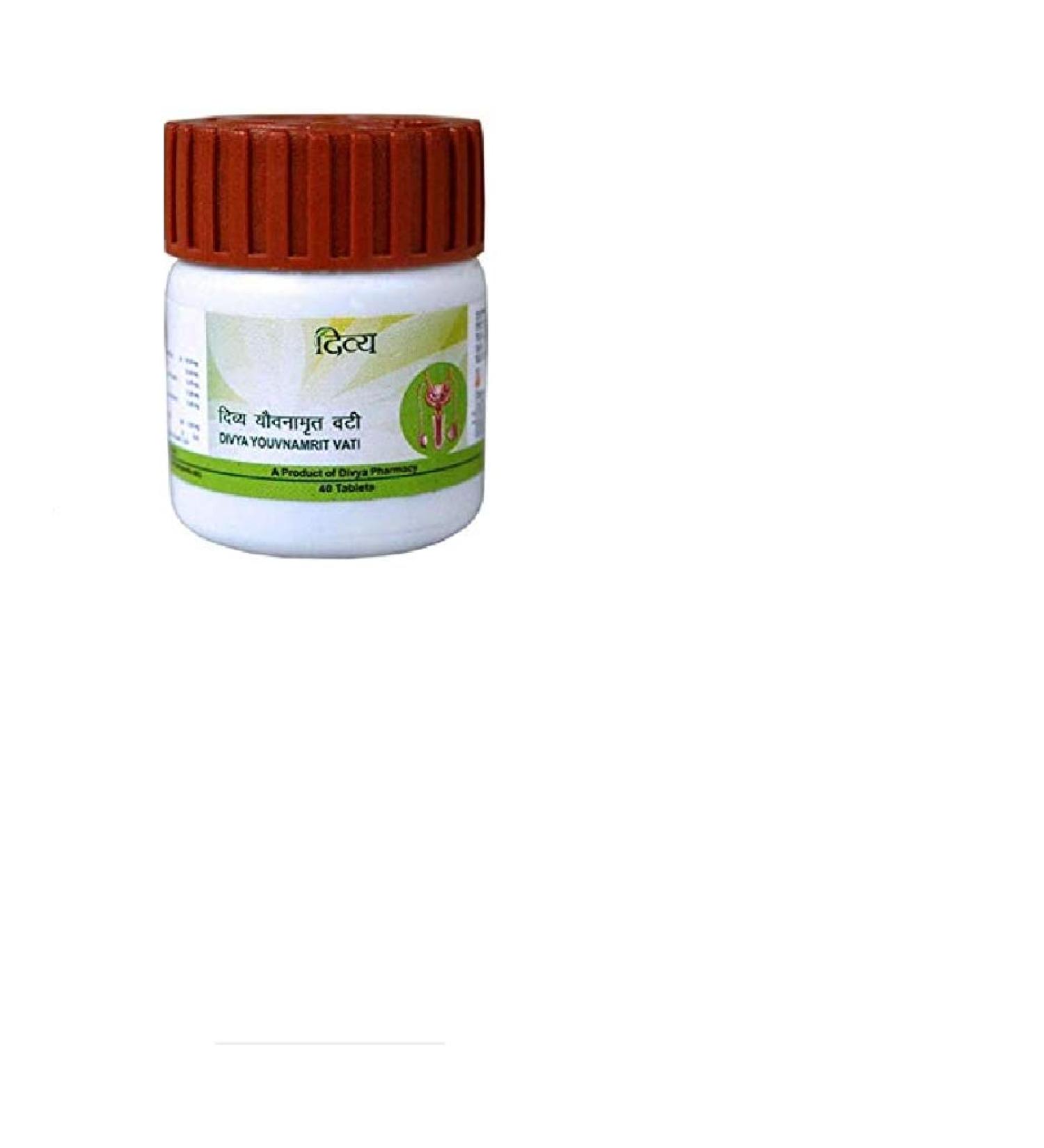 Patanjali Youvnamrit Vati - Natural Herbal Supplement (40 Tablets) - Buy Online on GoSupps.com