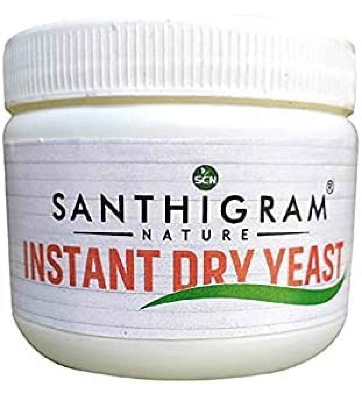 ORGANIZE Santhigram Nature A Grade Instant Dry Yeast 100g for Backing Pizza Cake Bread etc