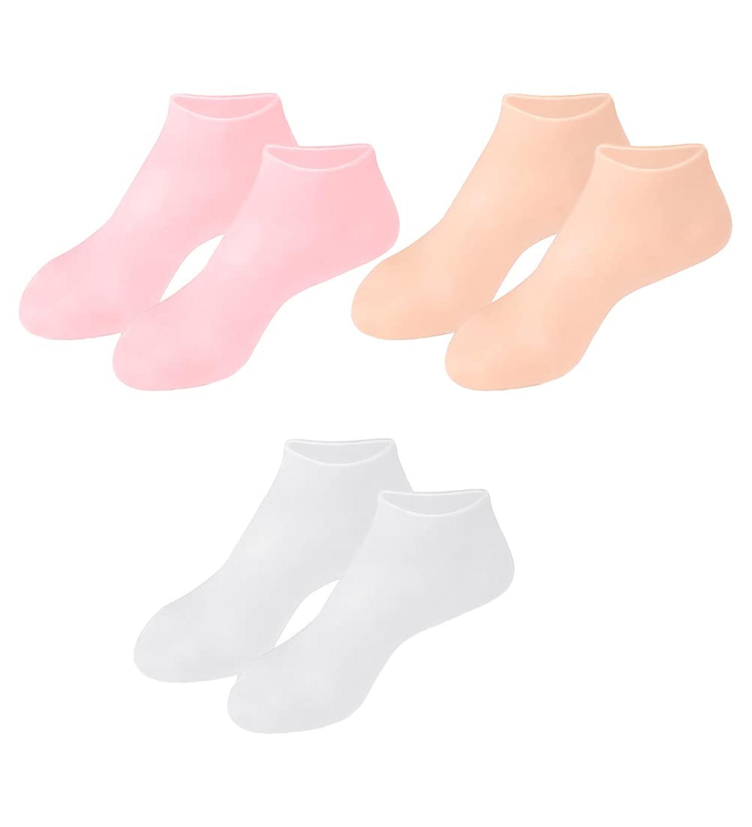 Minkissy 3pairs Moisturizing Socks Moisturizing Repairing Socks Anti-Cracking Foot Covers Womens Socks Womans Socks Moisturizing Foot Covers Supple Repair Socks Sebs Women's Protection 16.5x8.5cm - Buy Online on GoSupps.com