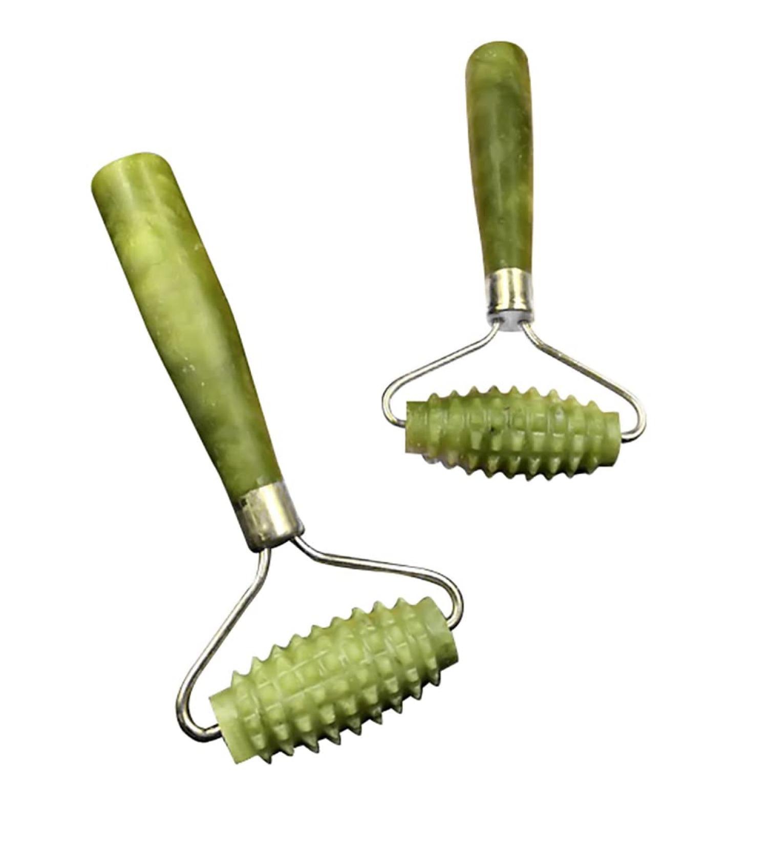 Face Roller | Multifuncational Jade Roller for Neck - Smooth Sturdy and No Squeaky Face Massager Tool for Reducuing Morning Puffiness and Getting The Skin Refreshed Fovolat - Buy Online on GoSupps.com