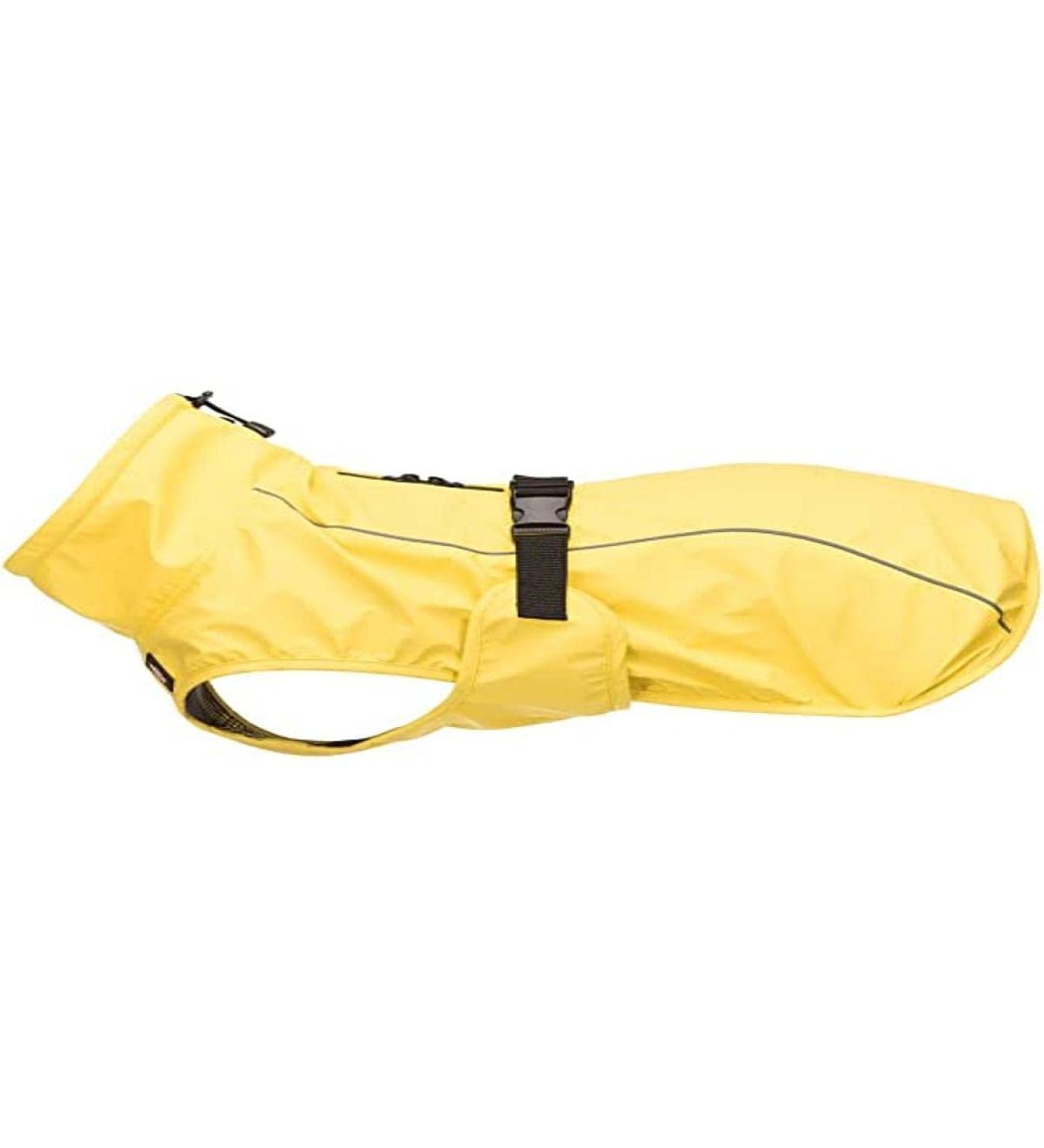 Trixie Vimy Yellow Dog Raincoat XS | Reflective Safety Jacket Comfortable & Adjustable | International Shipping Available - Buy Online on GoSupps.com