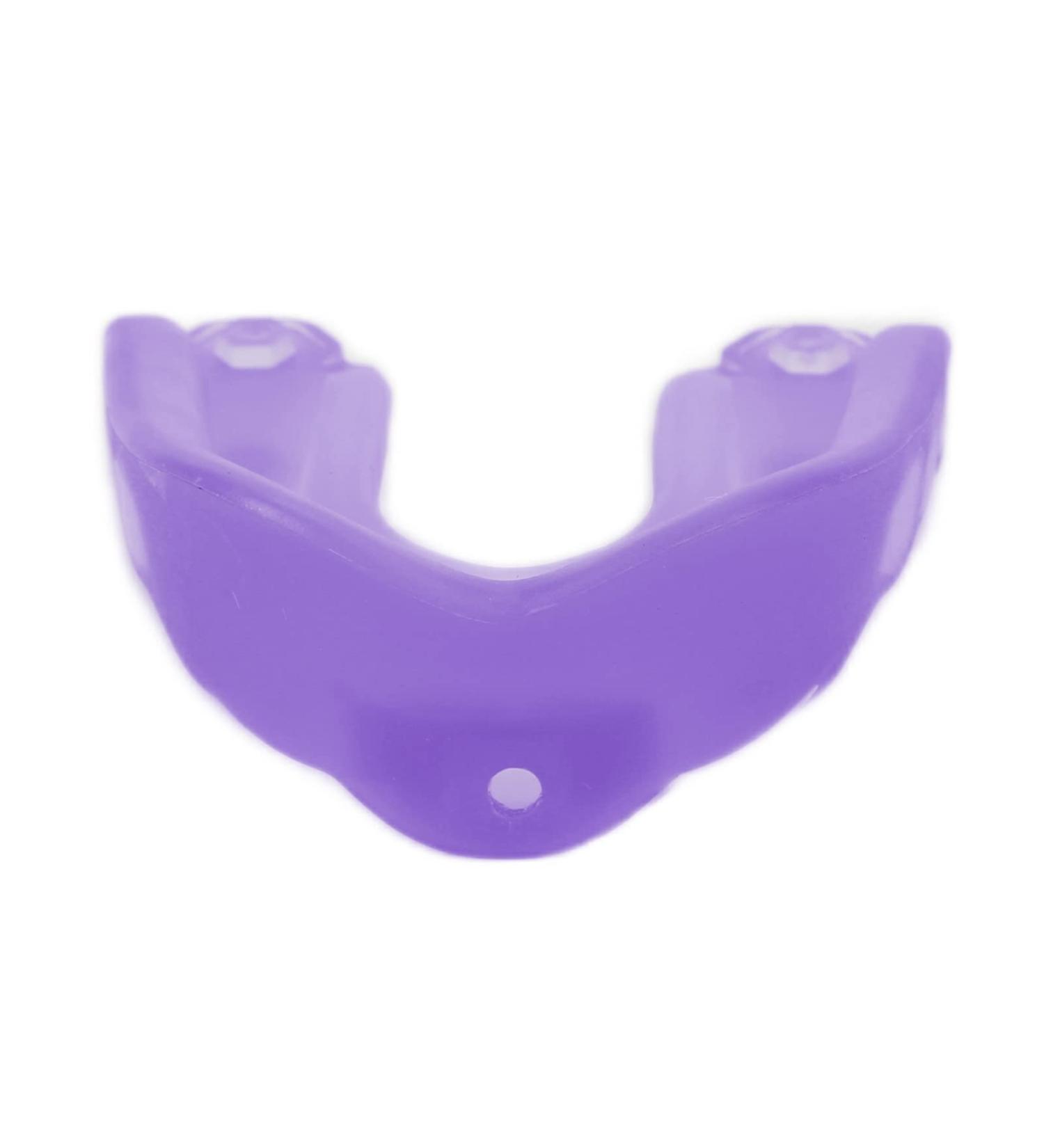 Verdant Touch Sport Mouthguard - Shock Protection for Adults | Flavored Striped Purple Mouthguard for Boxing & Basketball - Buy Online on GoSupps.com