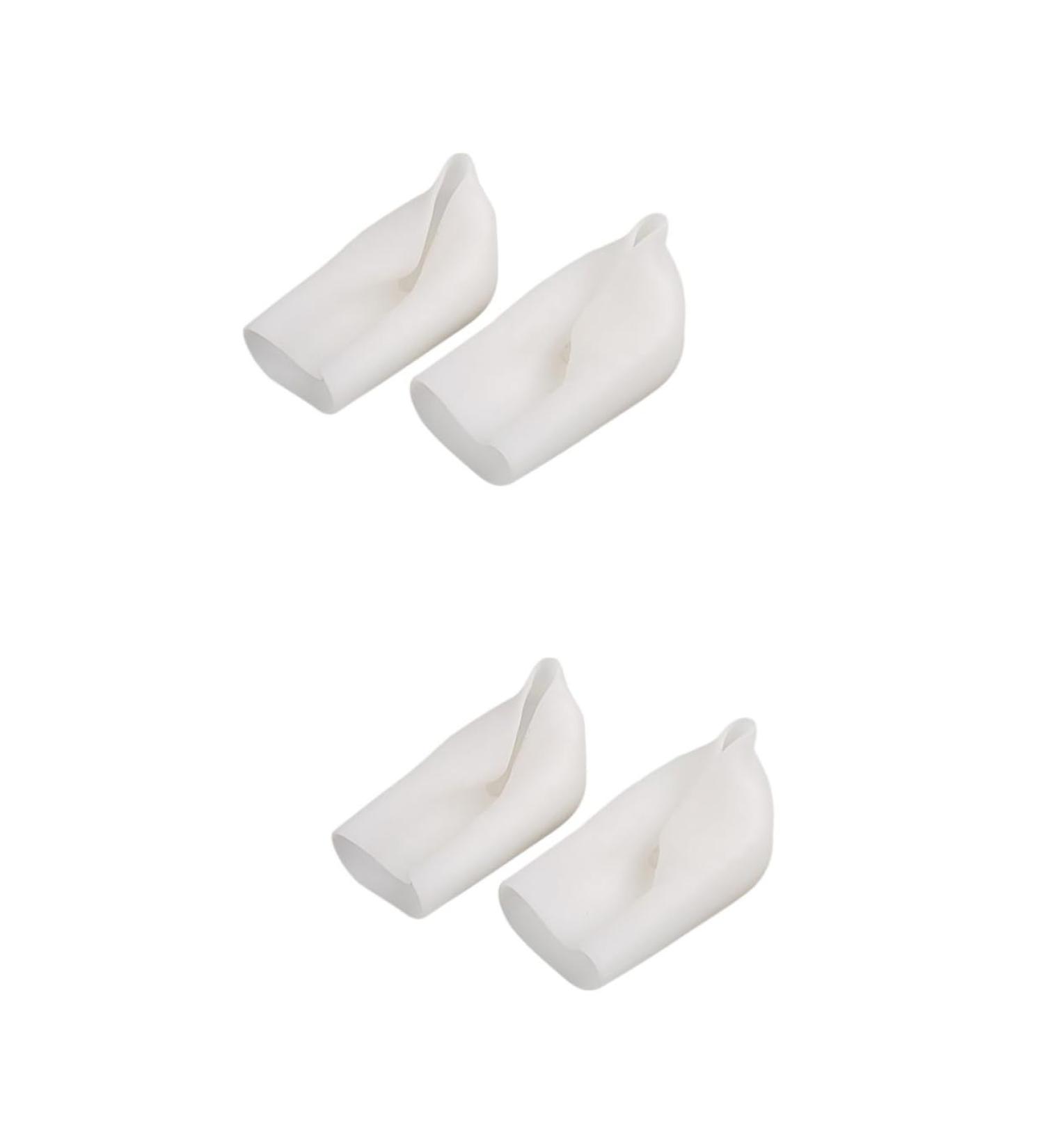 NOLITOY 2 Pairs Silicone Heel Lift Pads - Height Increasing Insole & Cushion for Comfort | International Shipping Available - Buy Online on GoSupps.com