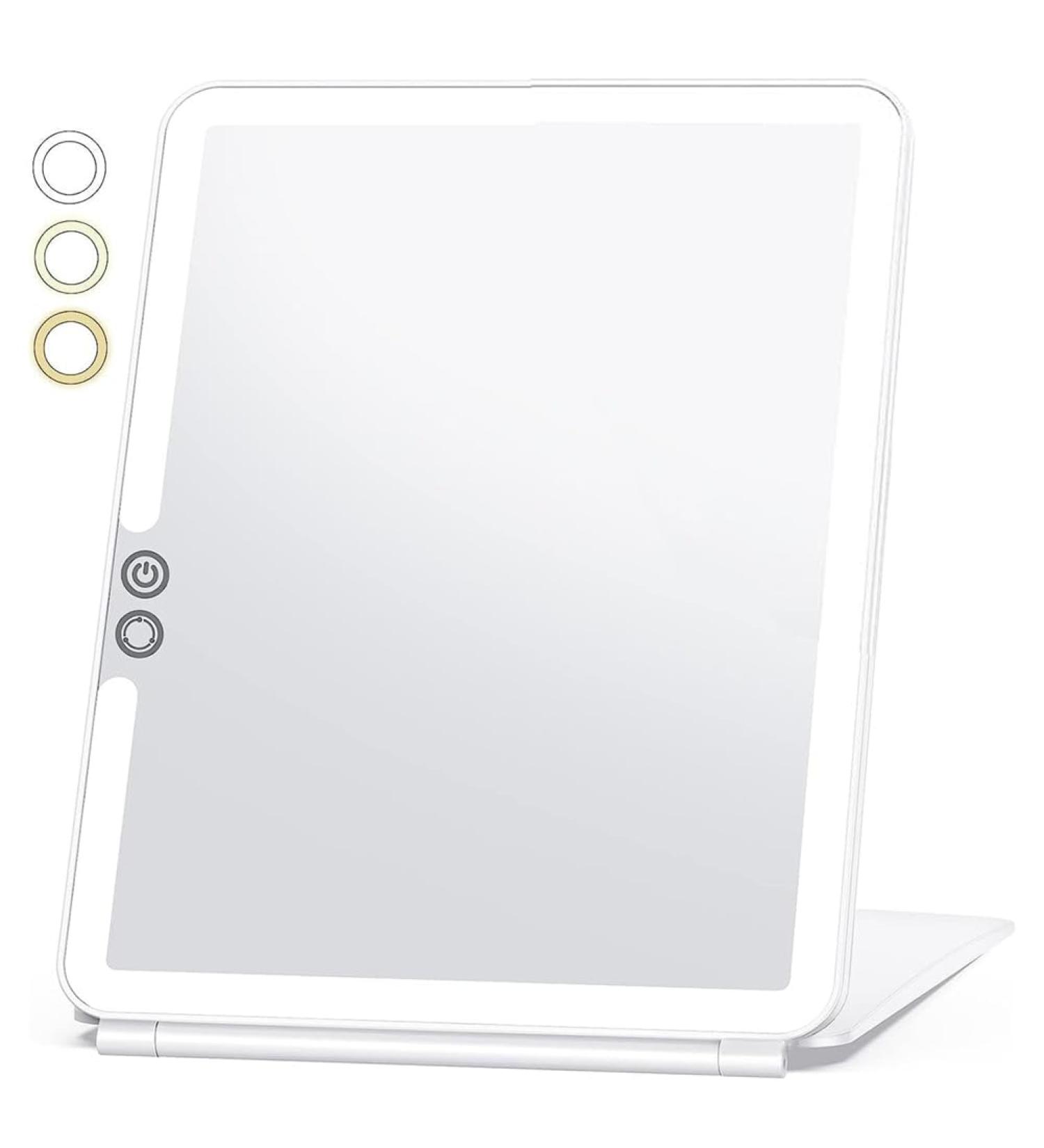 Bcowtte Vanity Mirror Lights with 10X Magnifying Mirror 3 Color Lighting Accessories for Women - Buy Online on GoSupps.com