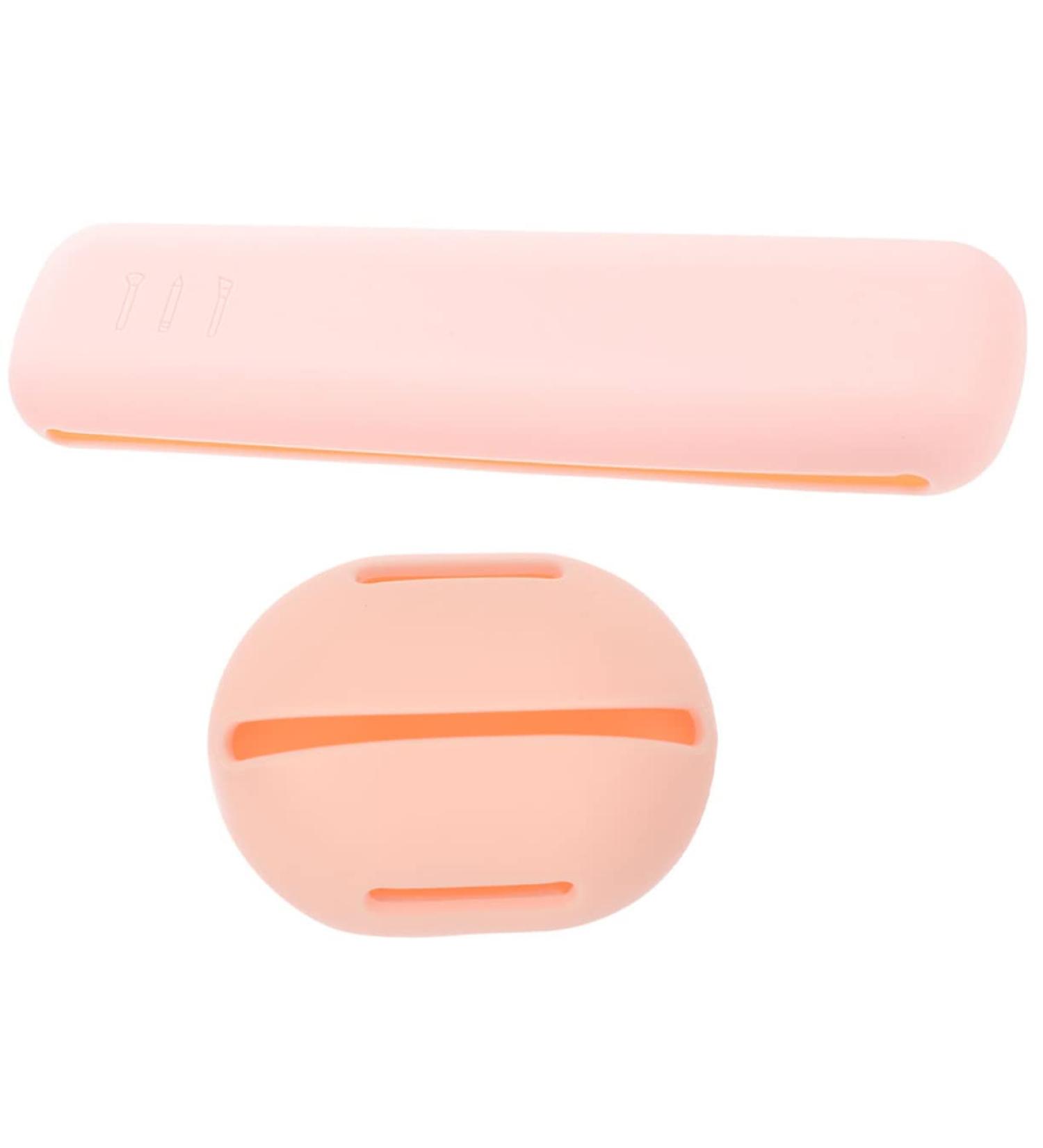 Gogogmee 1set Powder Puff Storage Box Pink Egg Miss Supplies Pink 20X4.8CM - Buy Online on GoSupps.com