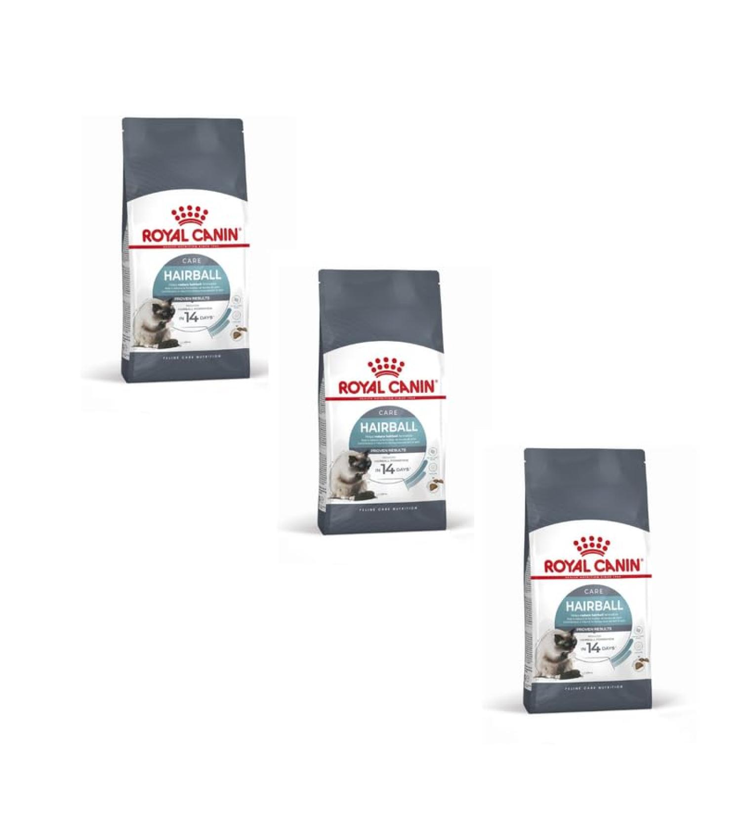 Royal Canin Hairball Care Complete Dry Adult Cat Food 3 x 400g - Buy Online on GoSupps.com