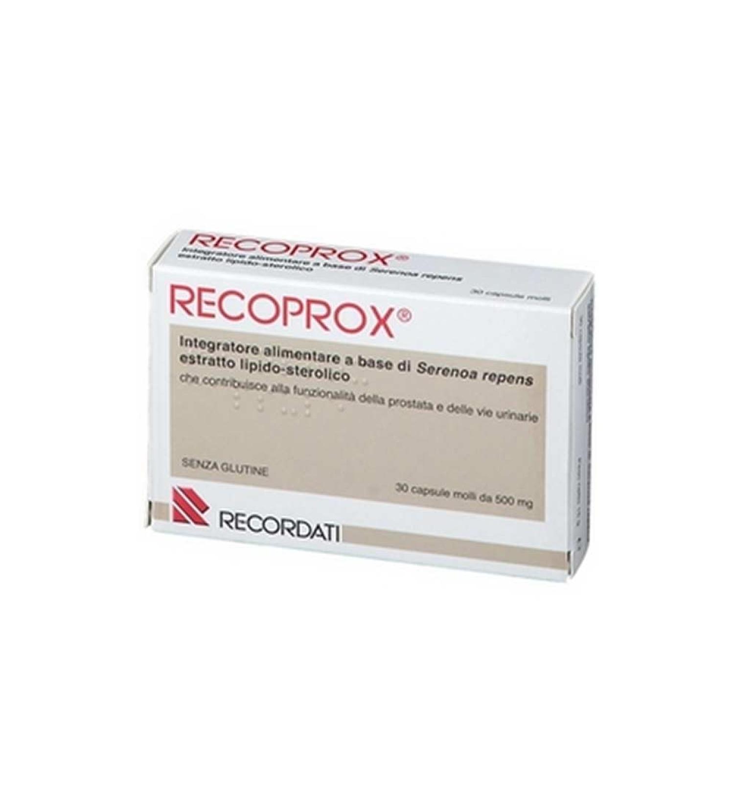 RECORDATI Recordati Recoprox Food Supplement 30 soft capsules