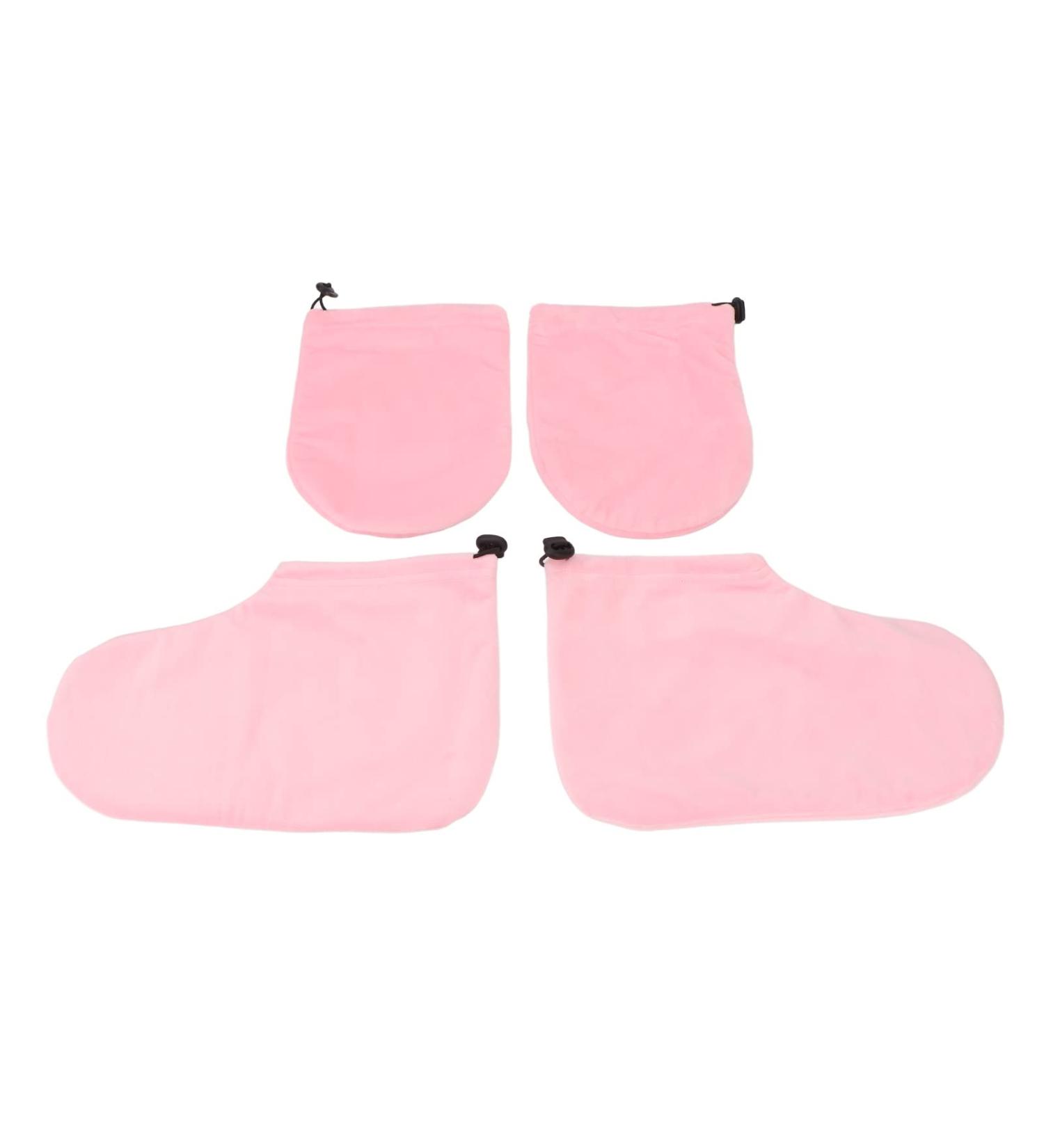 Paraffin Wax Glove Booties Thermal Treatment Mitts Booties Paraffin Wax Mitts Booties Wax Spa for Hand Foot Care - Buy Online on GoSupps.com