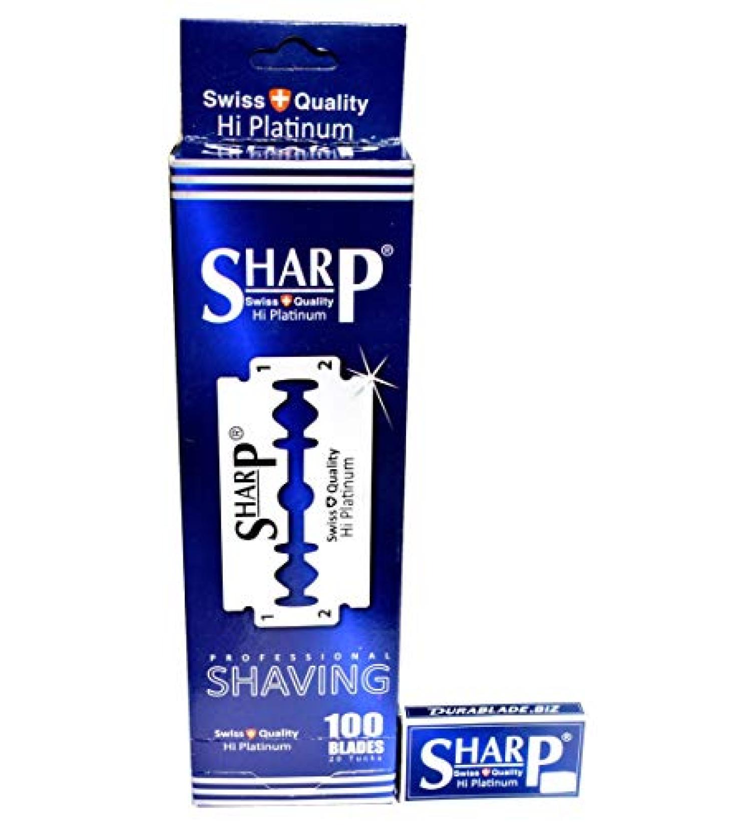  Razor Blades Club Pack of 100 Sharp Hi Platinum razor blades - Buy Online on GoSupps.com
