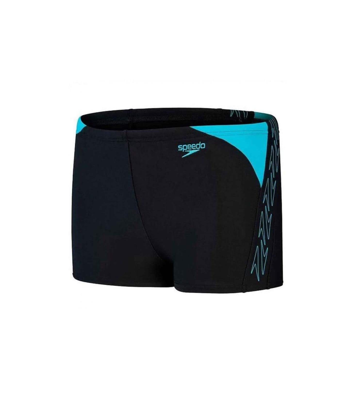 Speedo Boys Hyper Boom Splice I Aquashort - Black/Blue Sizes 11-12 Years | Best International Shipping - Buy Online on GoSupps.com